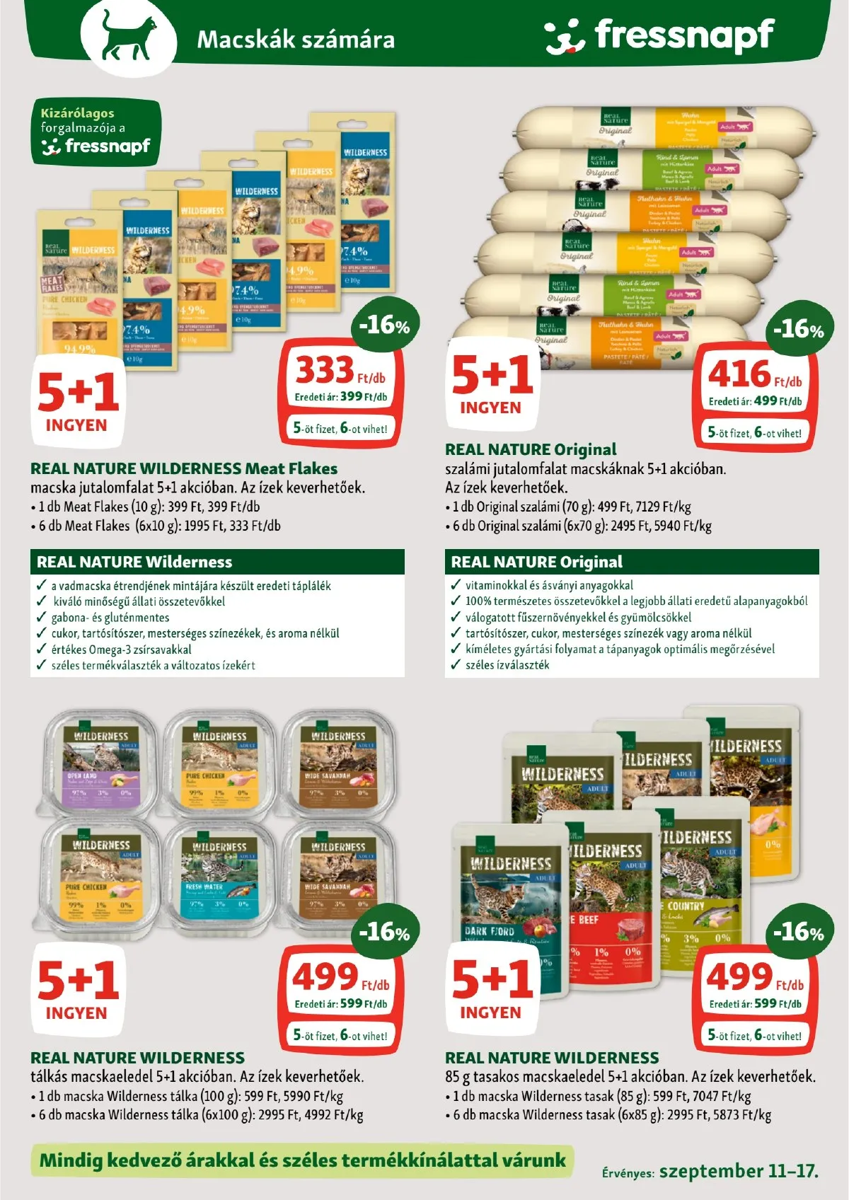 Fressnapf akciós újság 09.11–09.17 – 12. oldal