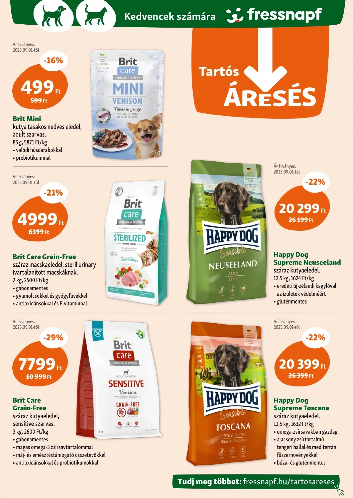 Fressnapf akciós újság 09.11–09.17 – 4. oldal