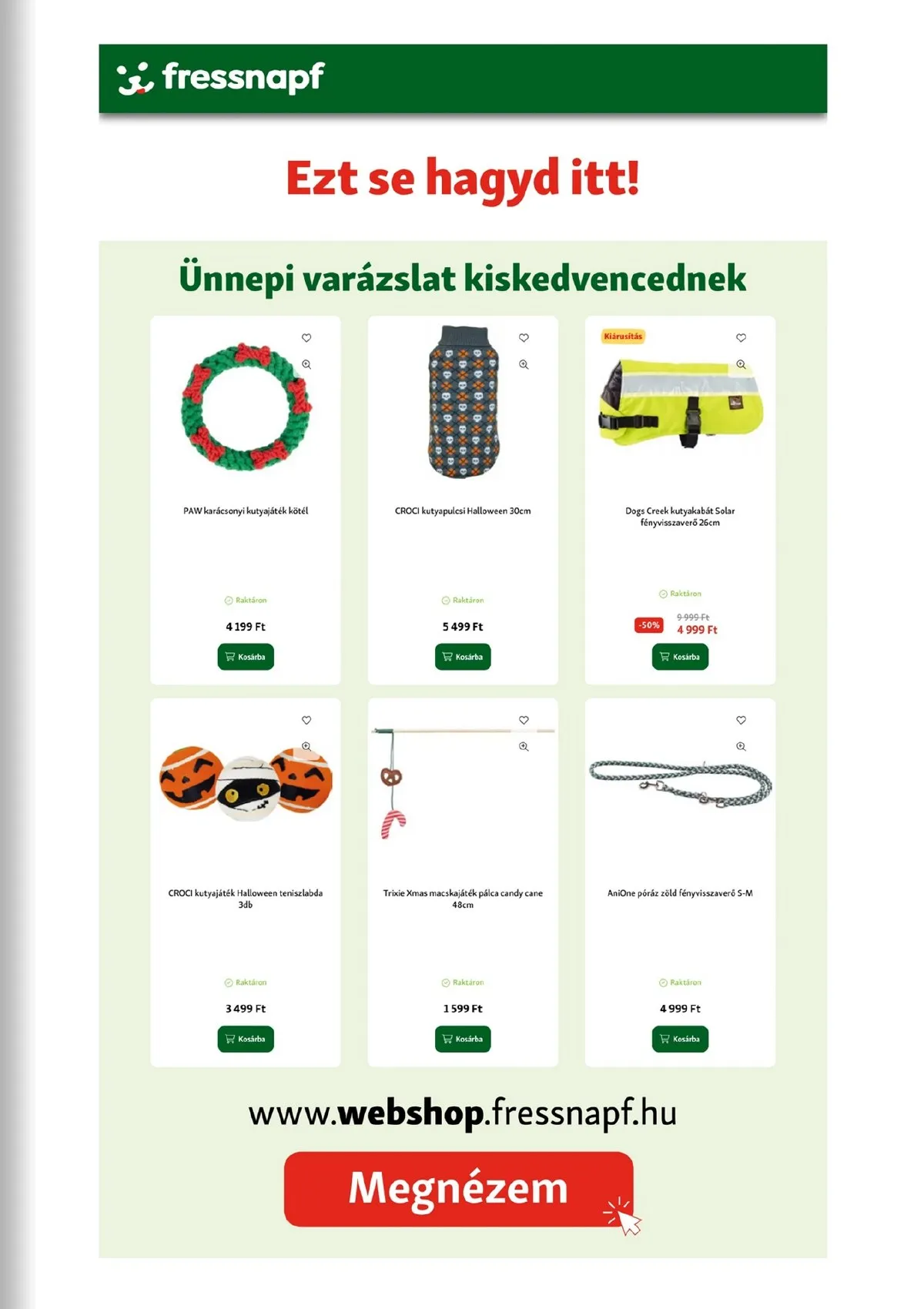 Fressnapf akciós újság 10.09–10.15 – 19. oldal