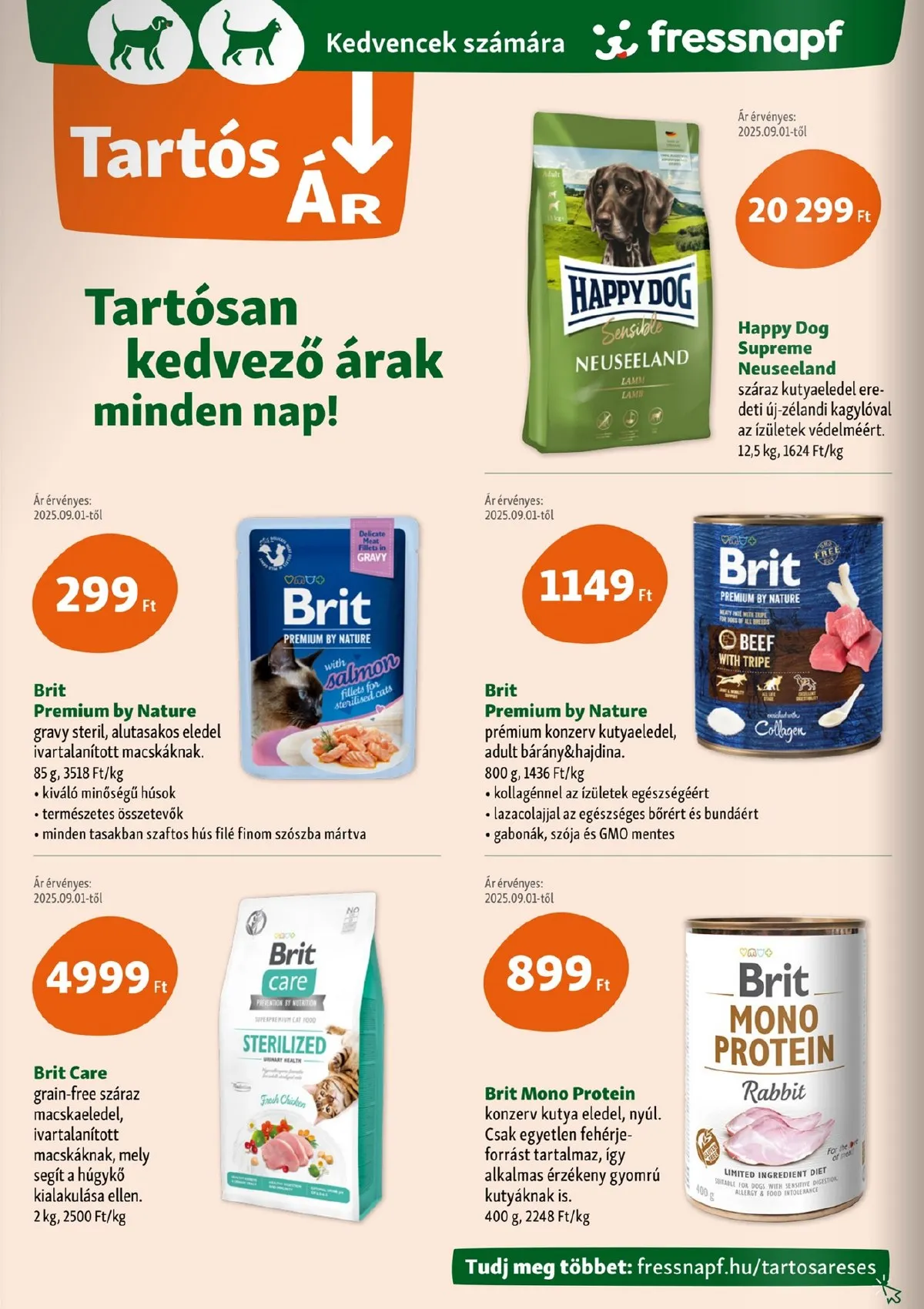 Fressnapf akciós újság 10.09–10.15 – 4. oldal