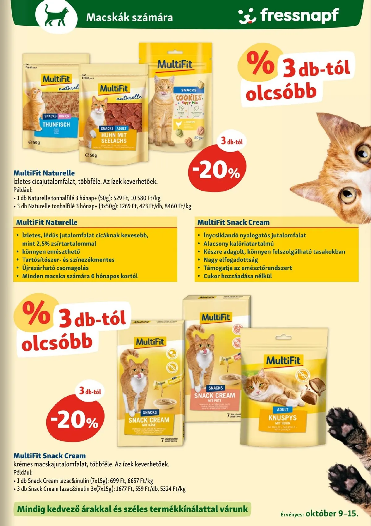 Fressnapf akciós újság 10.09–10.15 – 7. oldal