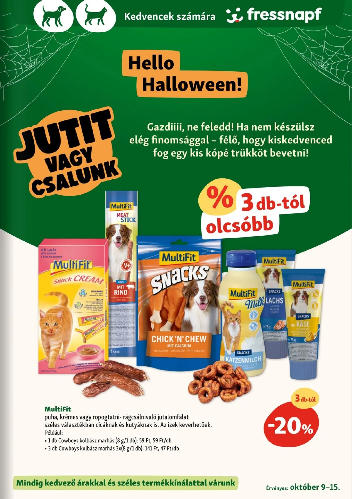 Fressnapf akciós újság 10.09–10.15 – 9. oldal