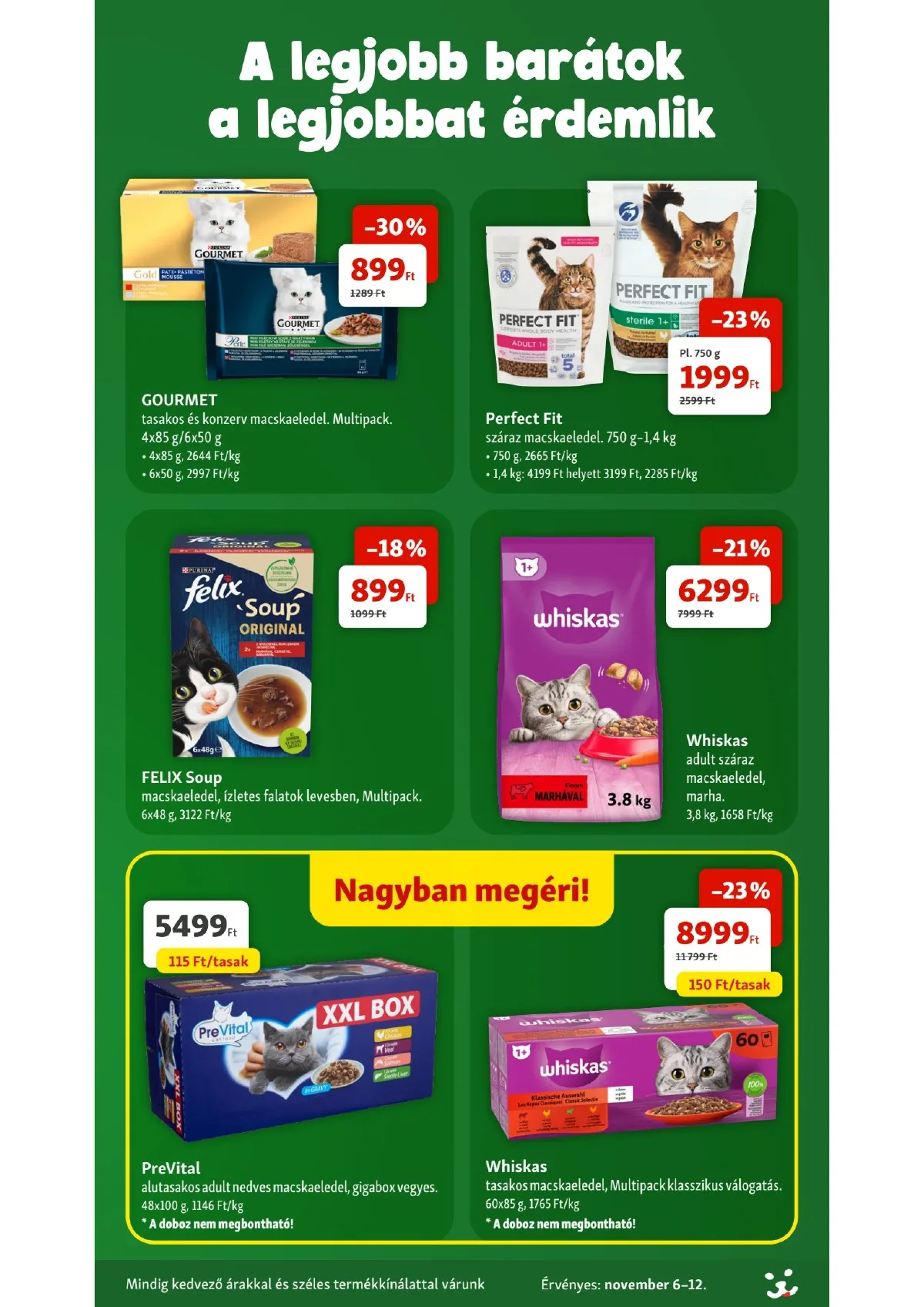 Fressnapf akciós újság 11.06–11.12 – 8. oldal