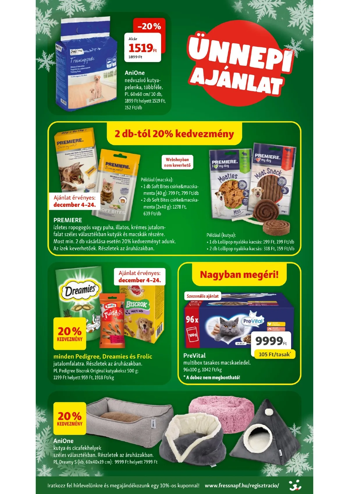 Fressnapf akciós újság 12.04–12.10 – 2. oldal