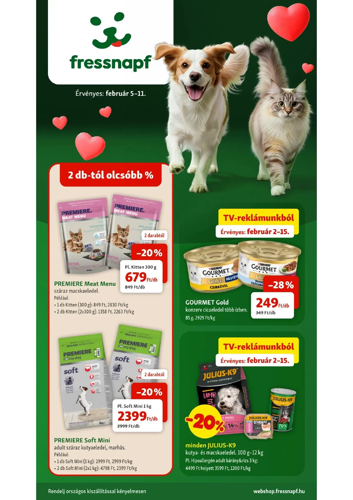 Fressnapf akciós újság 02.05–02.11