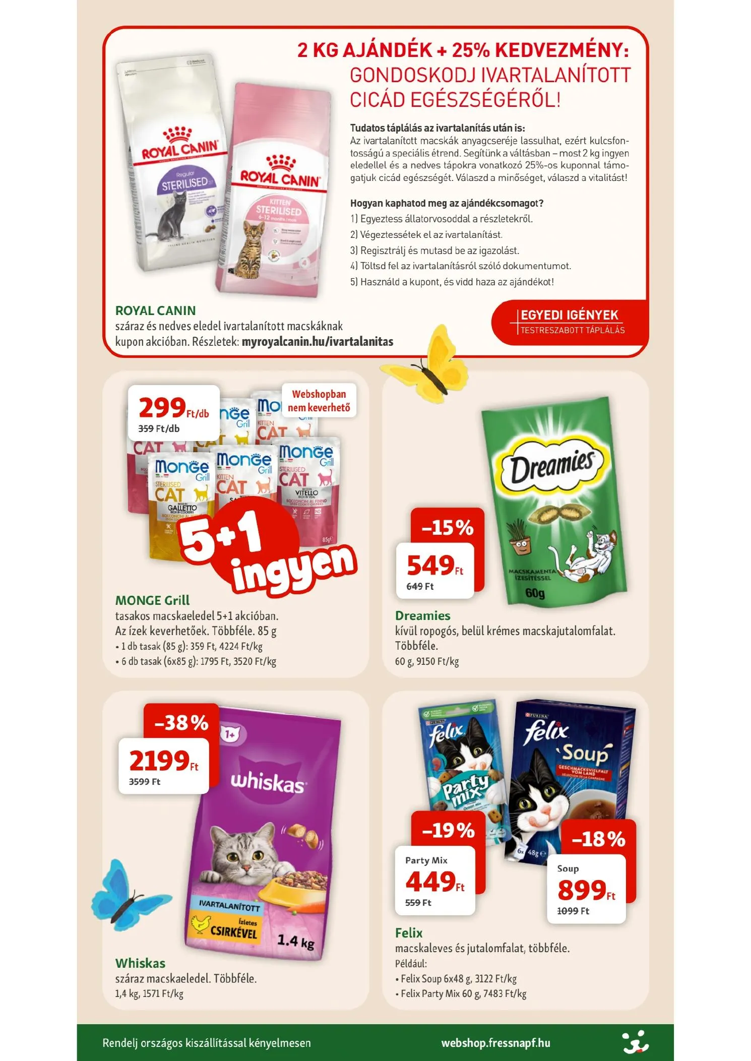 Fressnapf akciós újság 04.09–04.15 – 10. oldal