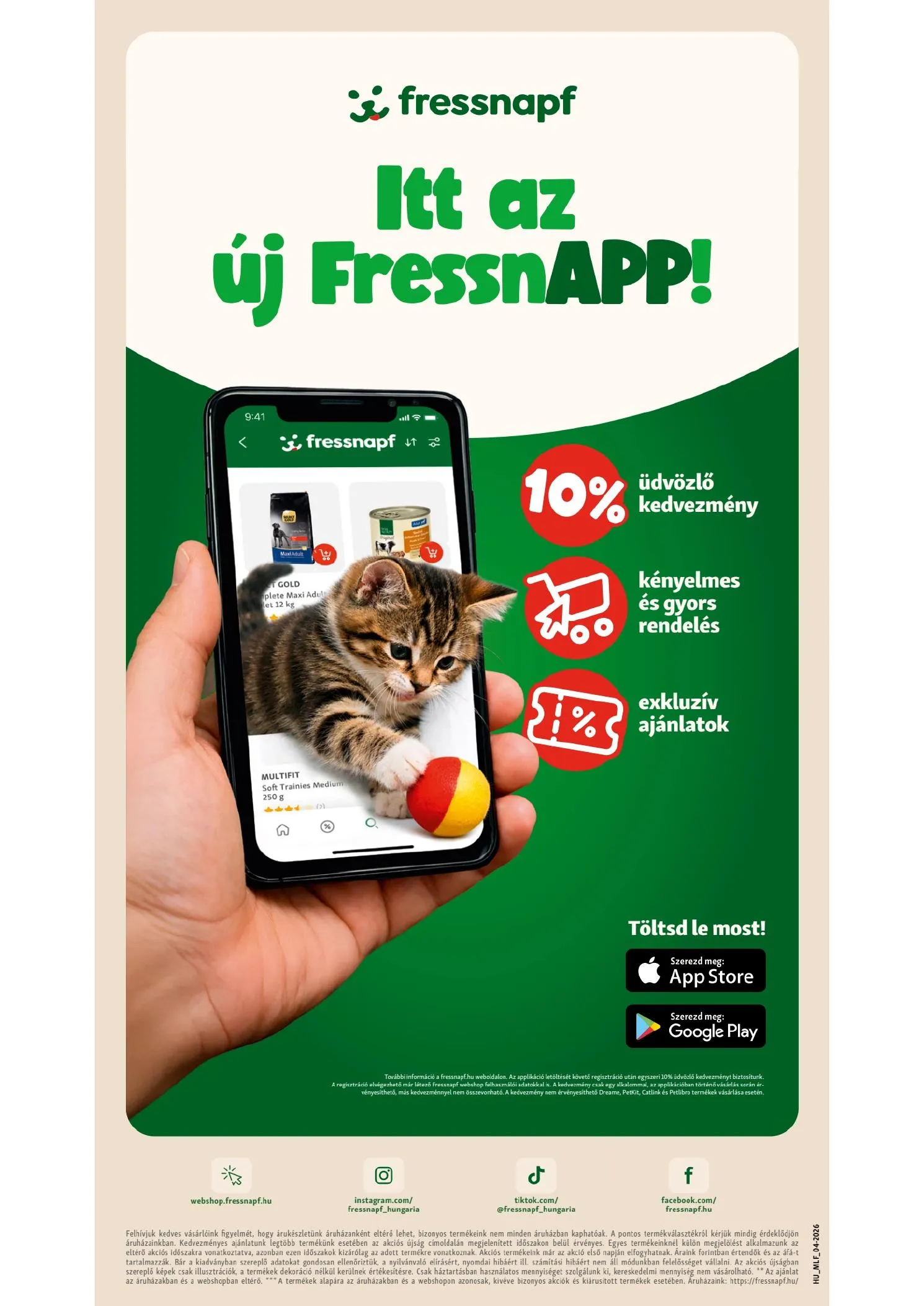 Fressnapf akciós újság 04.09–04.15 – 18. oldal