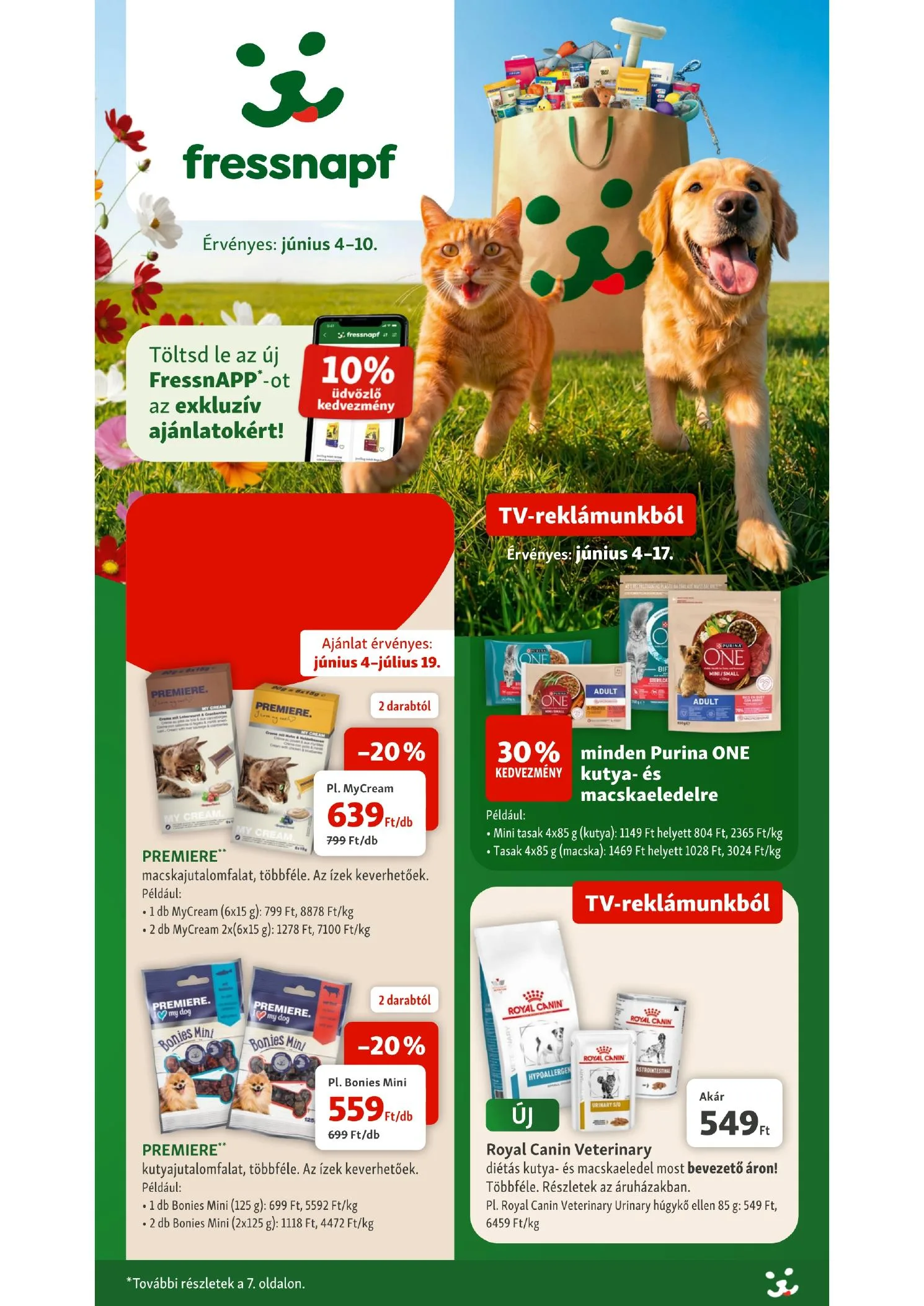 Fressnapf akciós újság 06.04–06.19