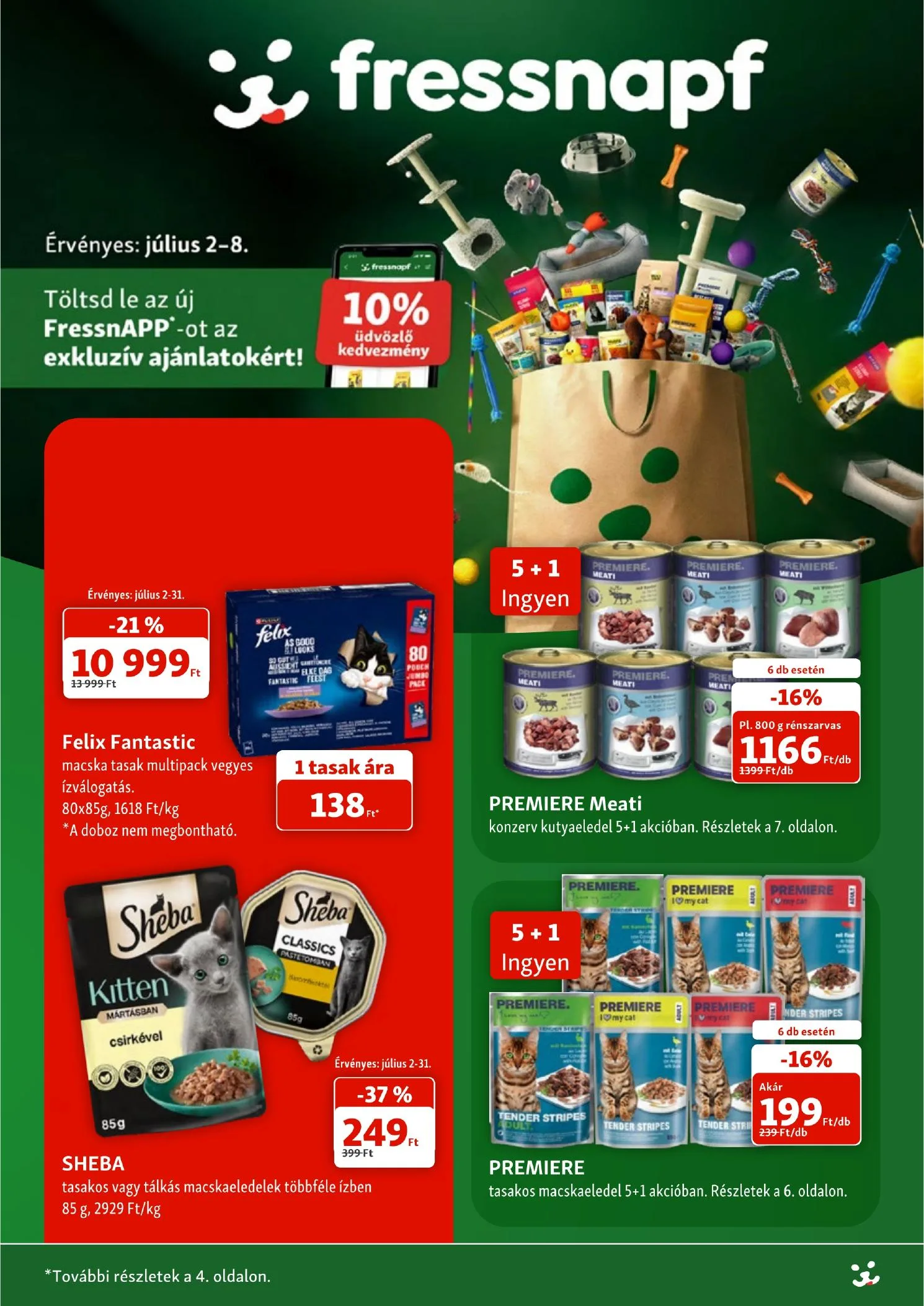 Fressnapf akciós újság 07.02–07.08