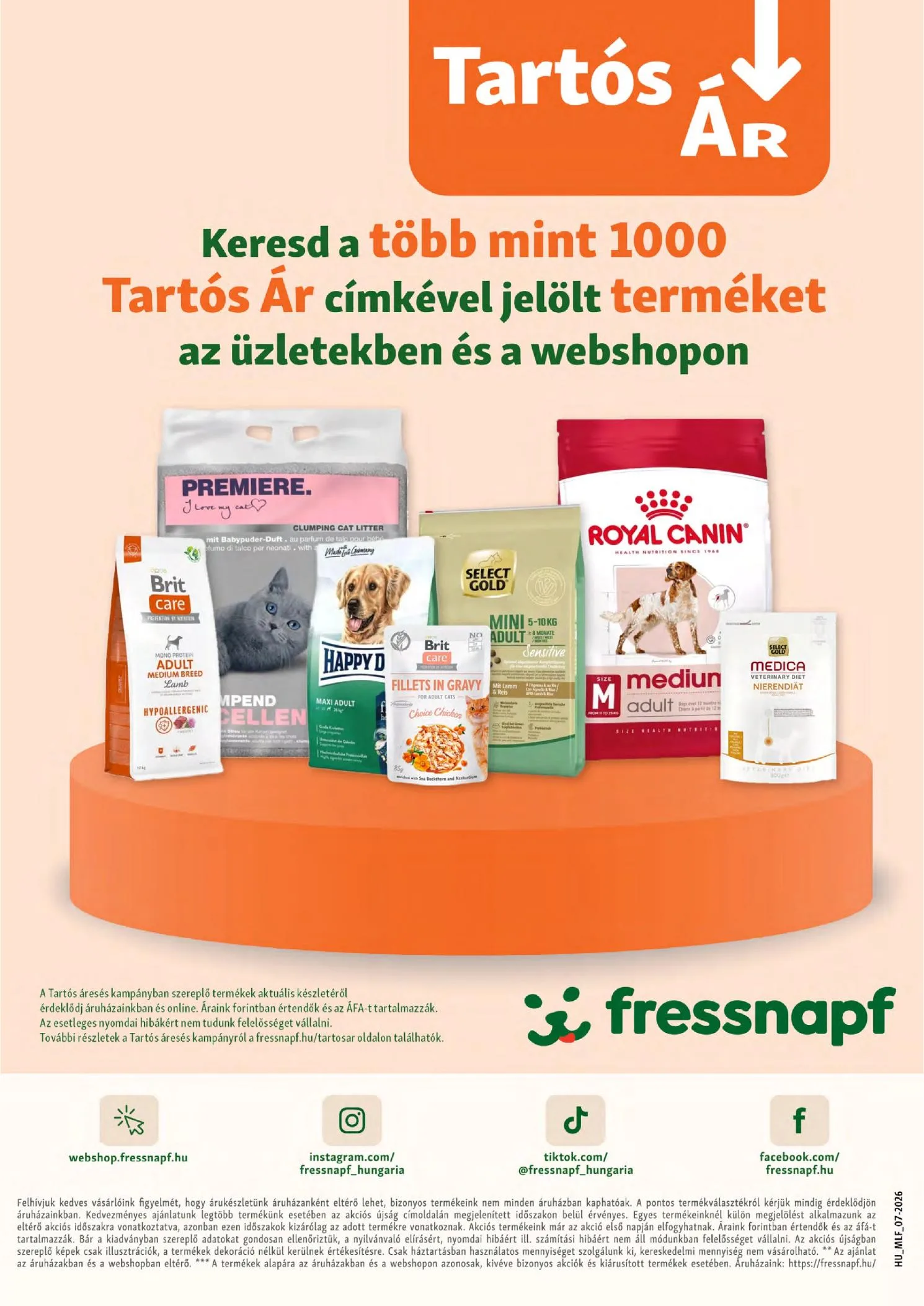Fressnapf akciós újság 07.02–07.08 – 15. oldal