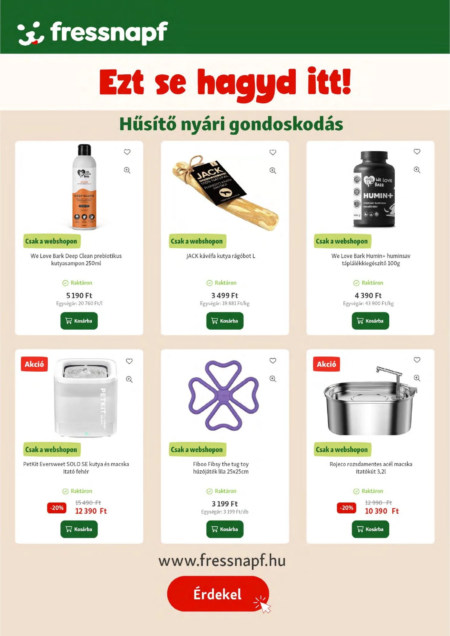 Fressnapf akciós újság 07.02–07.08 – 16. oldal