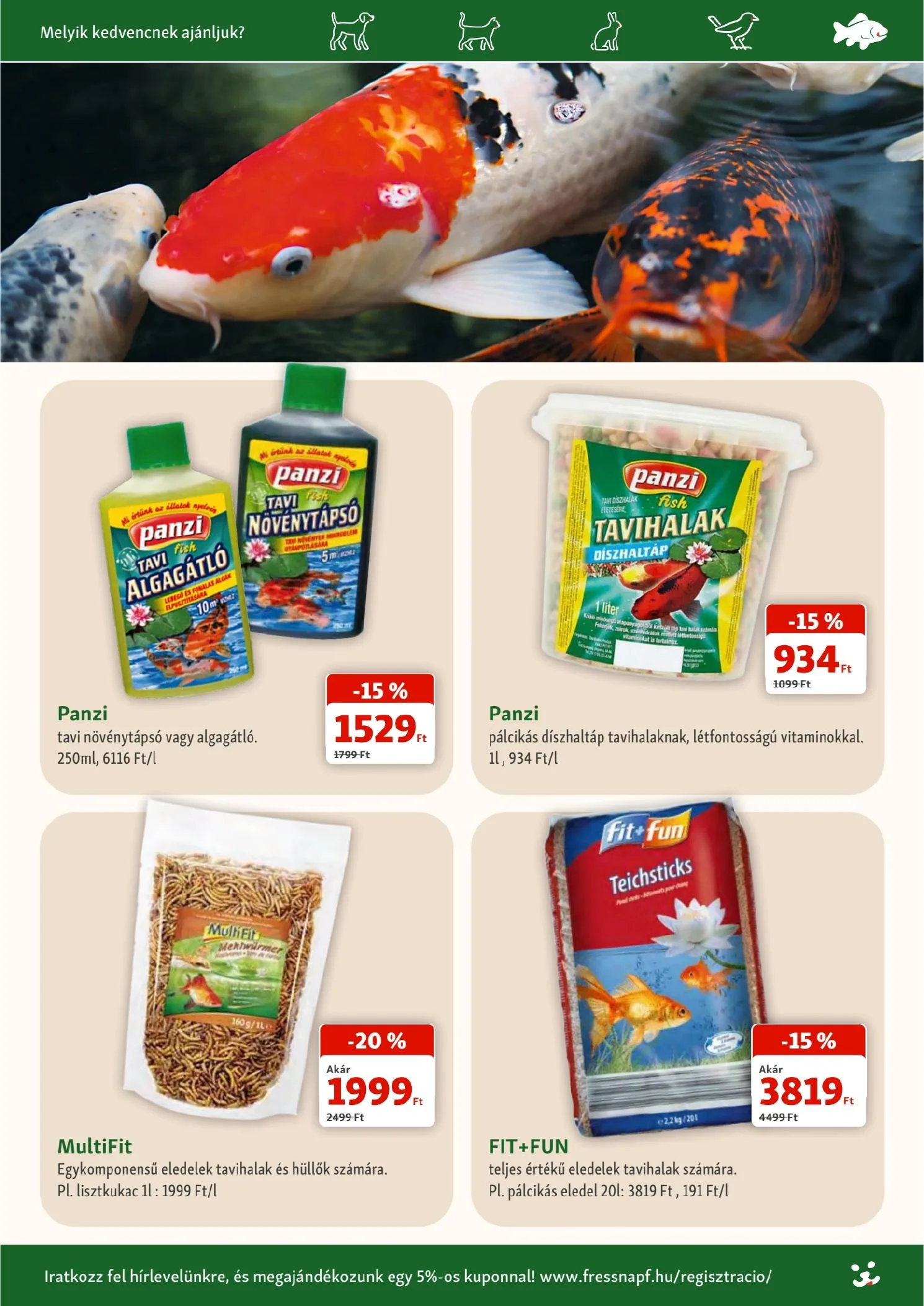 Fressnapf akciós újság 08.06–08.12 – 14. oldal