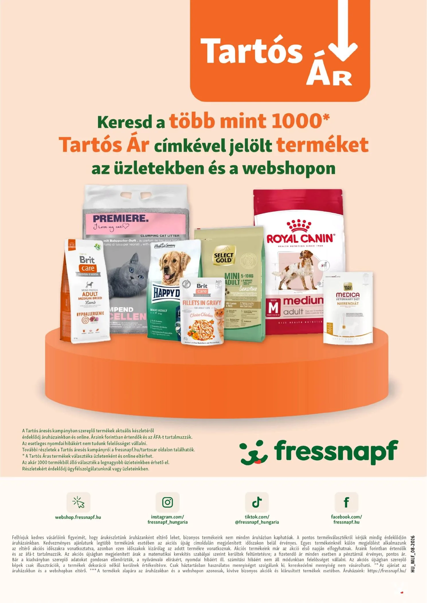 Fressnapf akciós újság 08.06–08.12 – 15. oldal