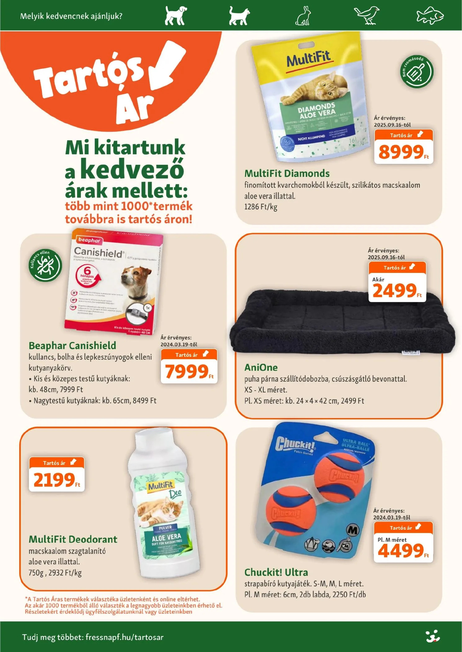 Fressnapf akciós újság 08.06–08.12 – 3. oldal