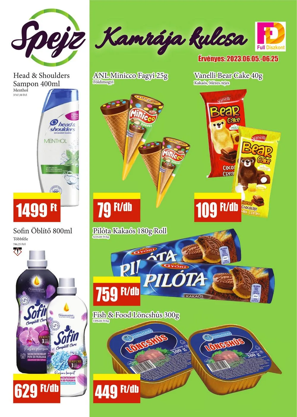 Full akciós újság Diszkont 06.05–06.25