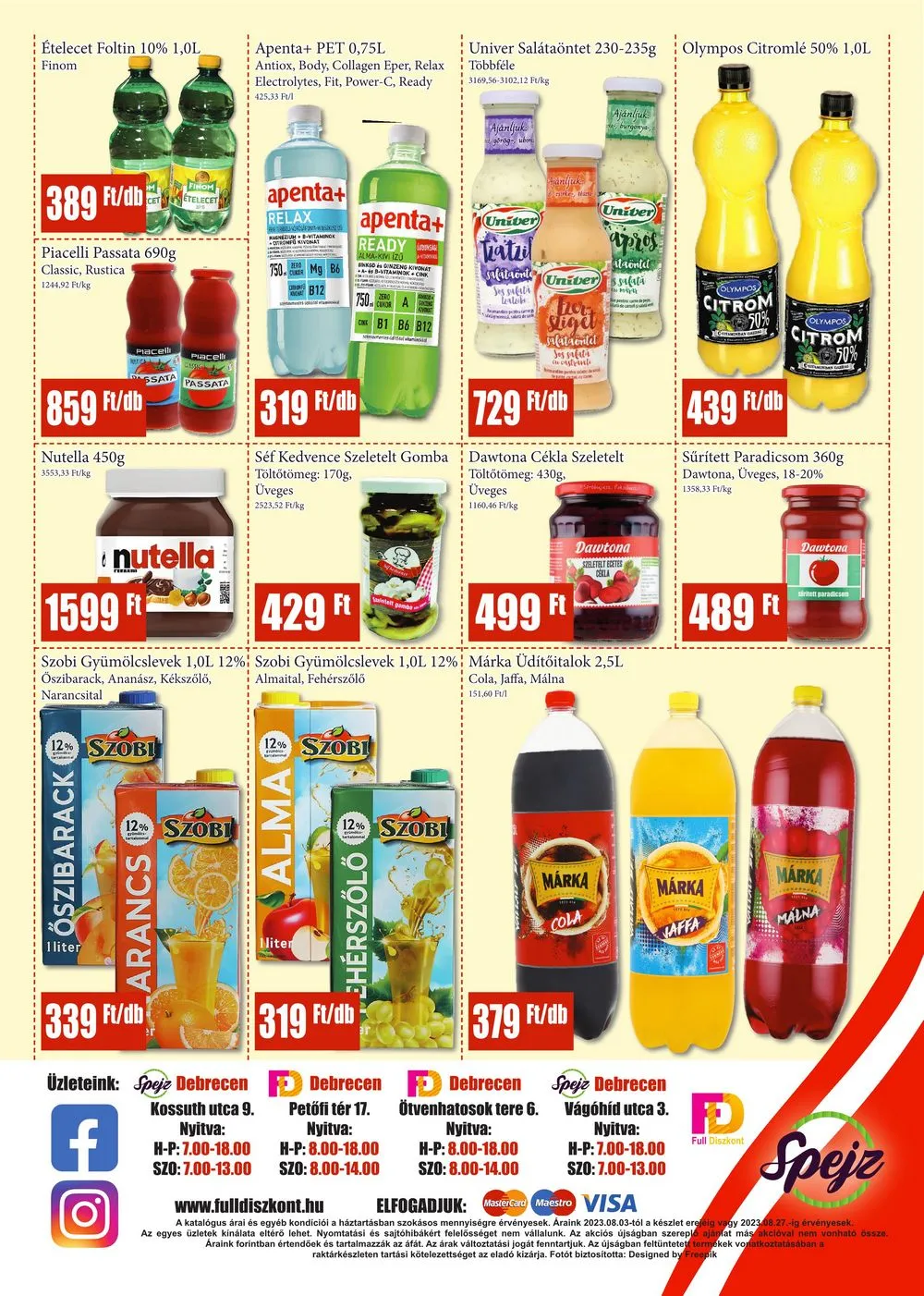 Full akciós újság Diszkont 08.03–08.27 – 4. oldal