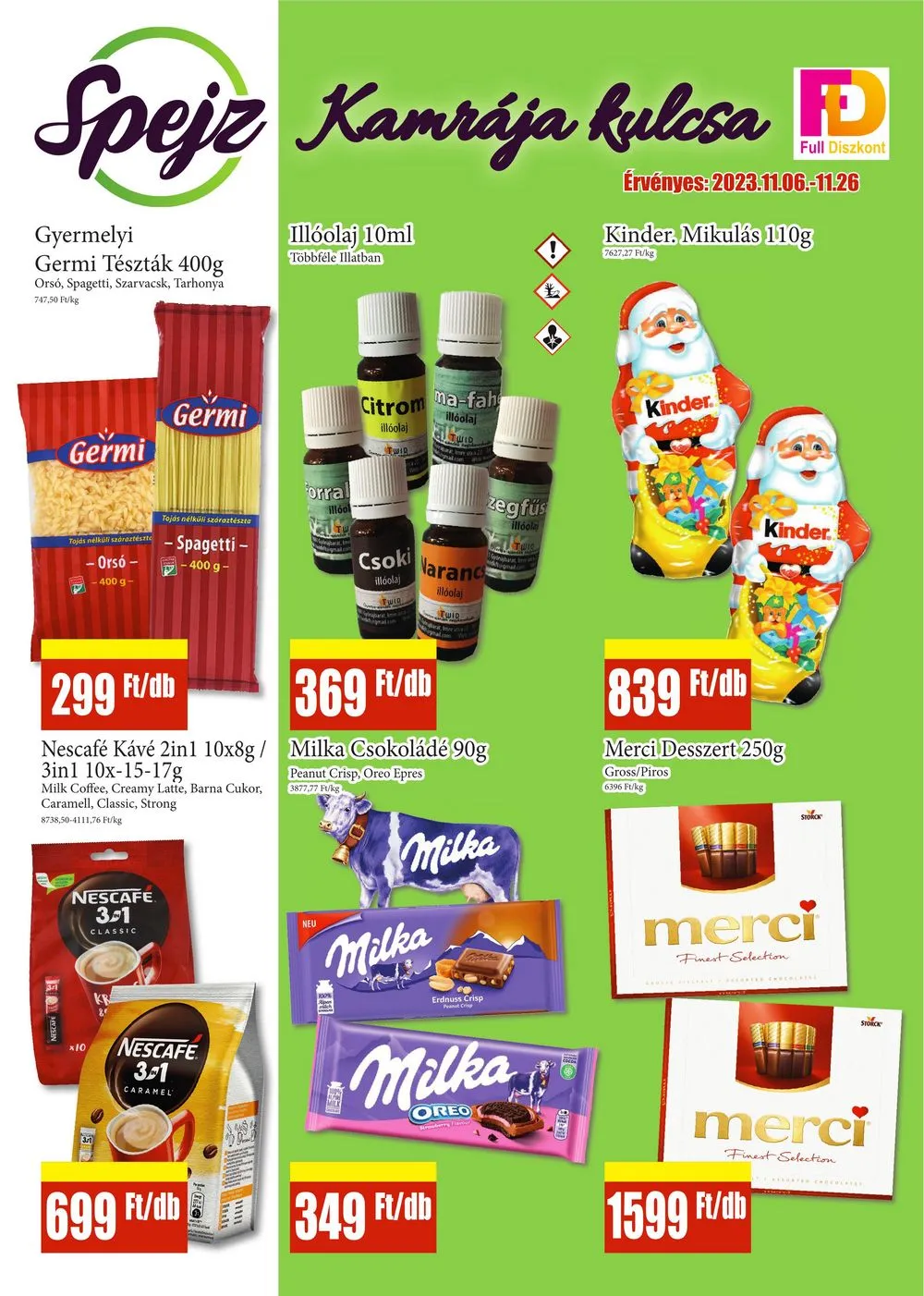 Full akciós újság Diszkont 11.06–11.26
