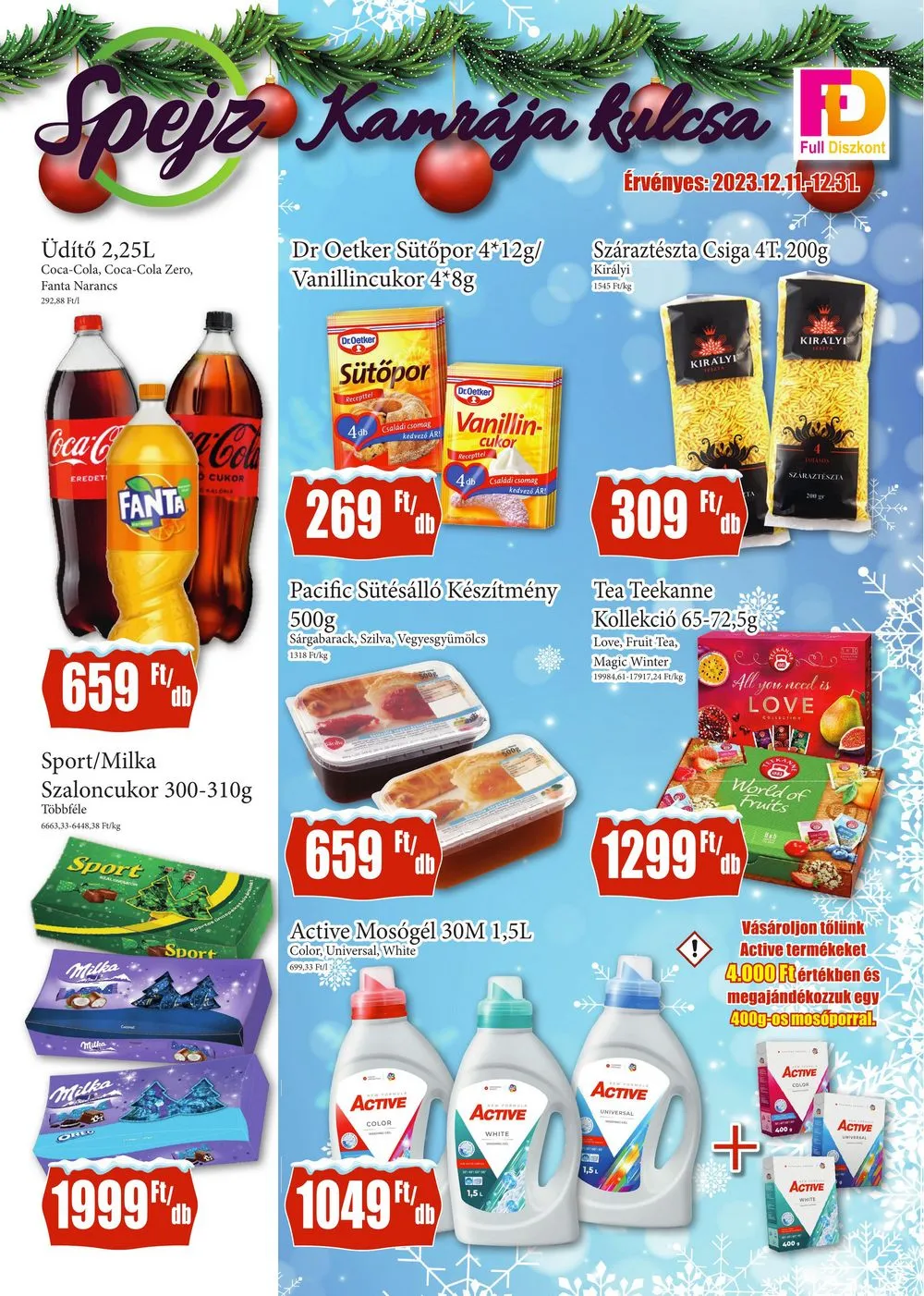 Full akciós újság Diszkont 12.11–12.31