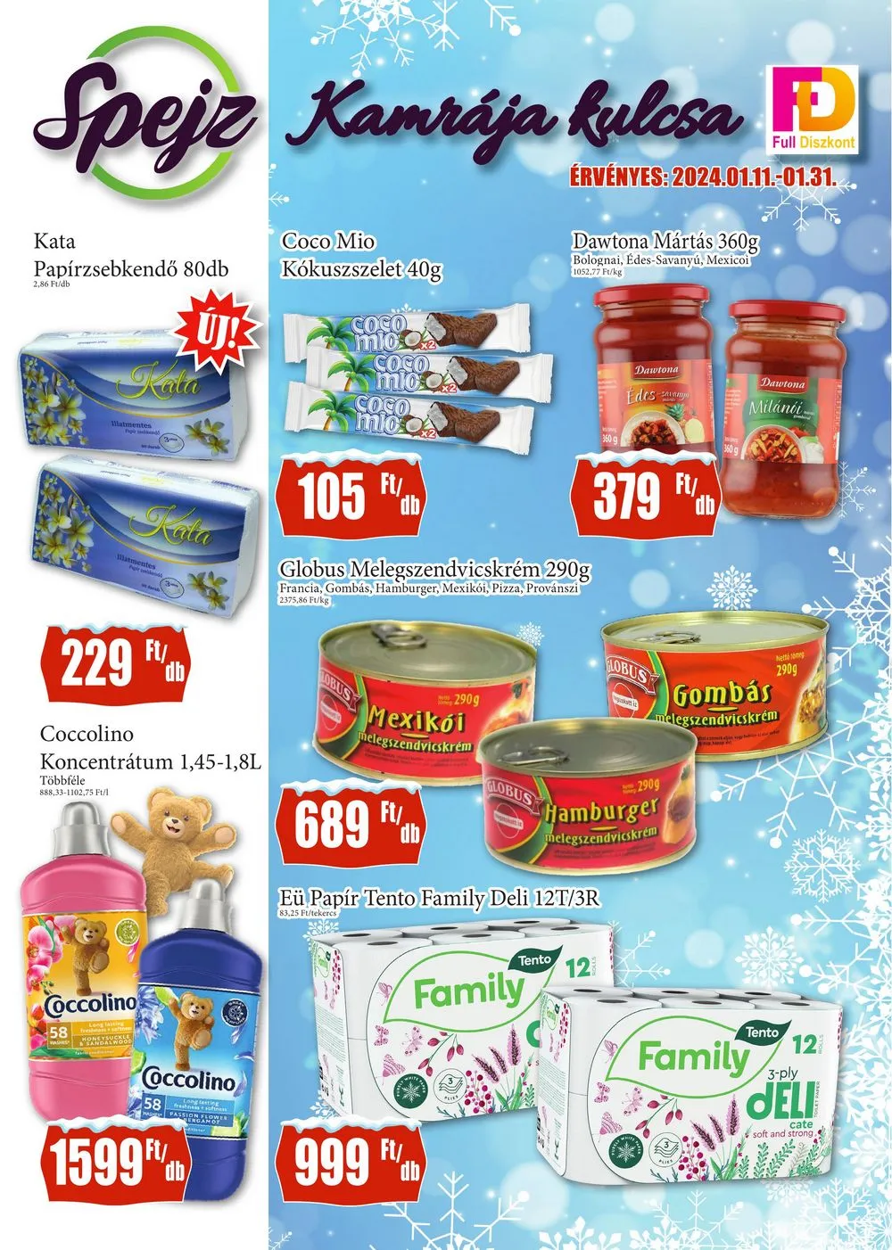 Full akciós újság Diszkont 01.11–01.31