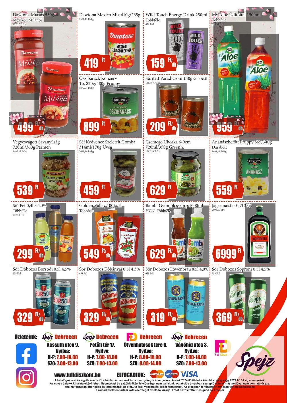 Full akciós újság Diszkont 03.04–03.31 – 4. oldal