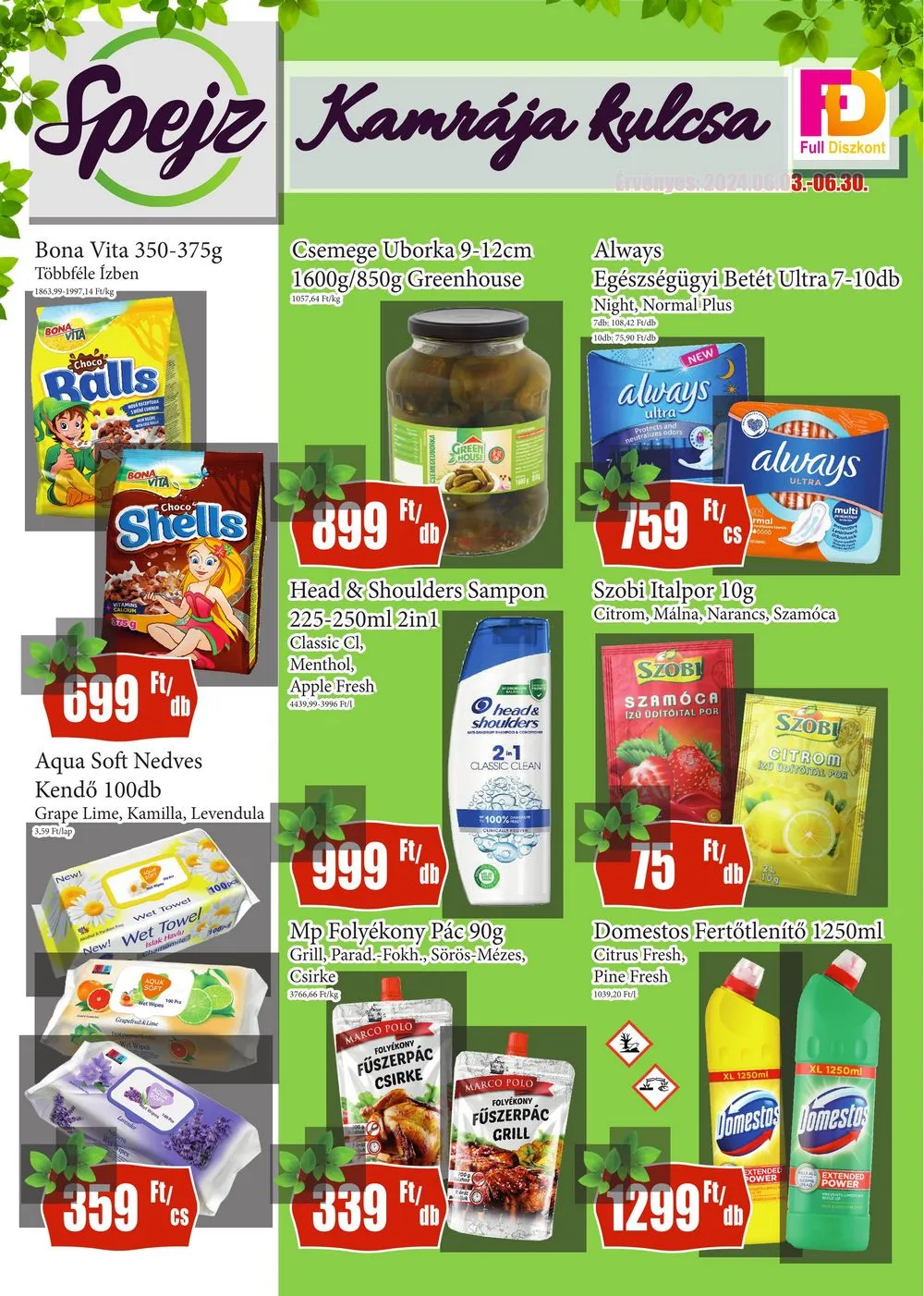 Full akciós újság Diszkont 06.03–06.30