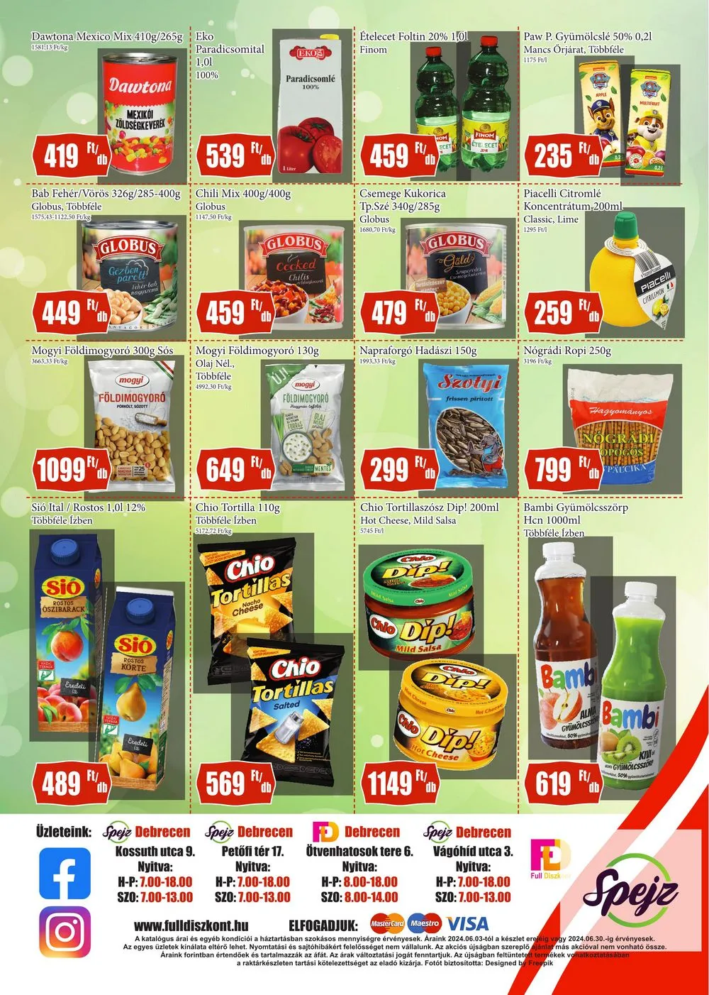 Full akciós újság Diszkont 06.03–06.30 – 4. oldal