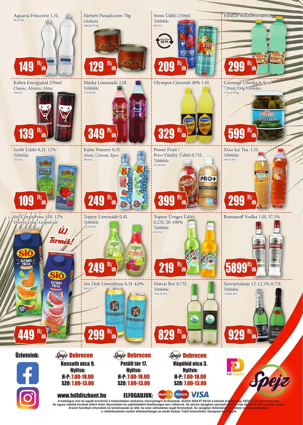 Full akciós újság Diszkont 07.04–07.28 – 4. oldal
