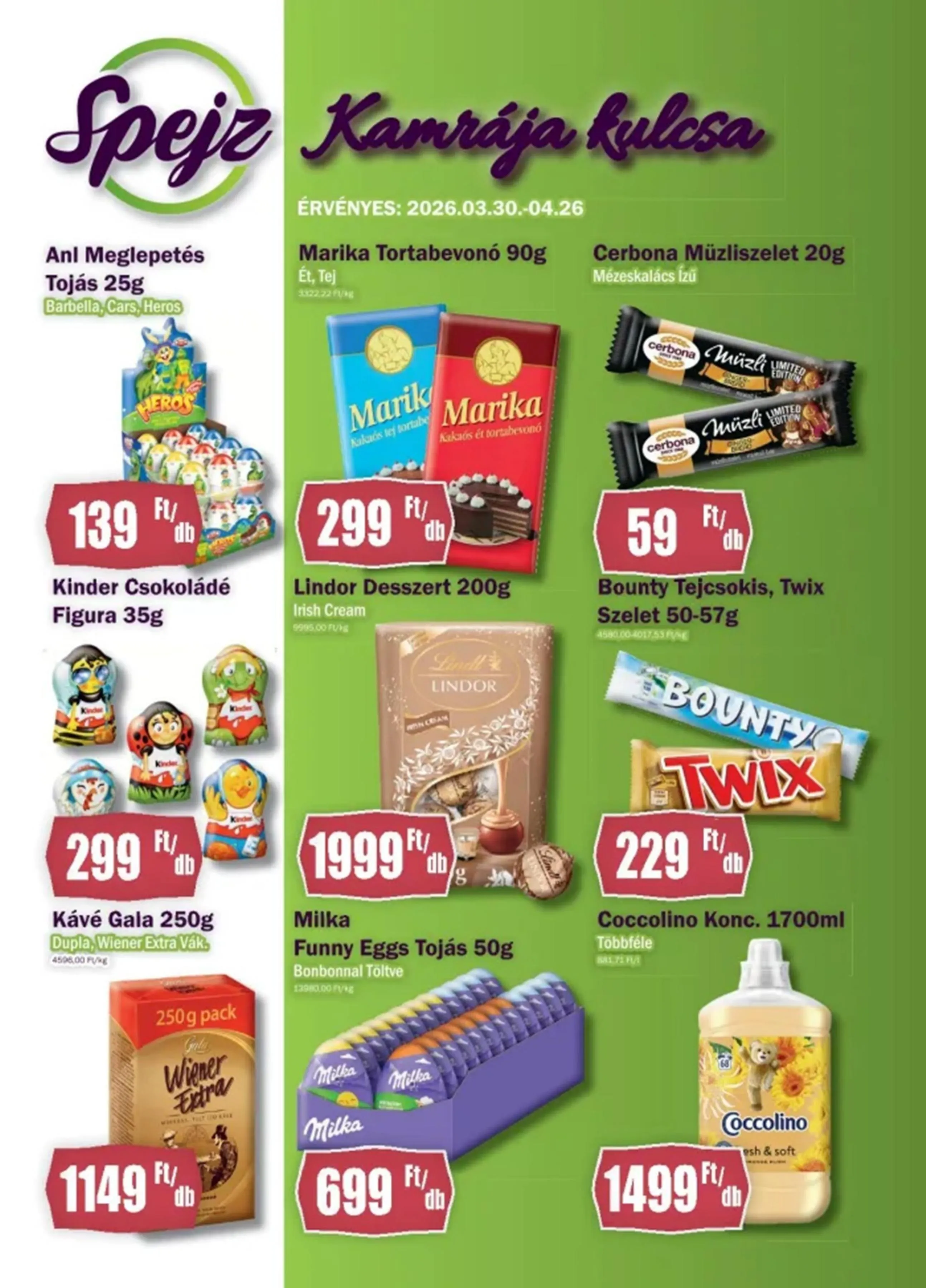 Full akciós újság Diszkont 03.30–04.26