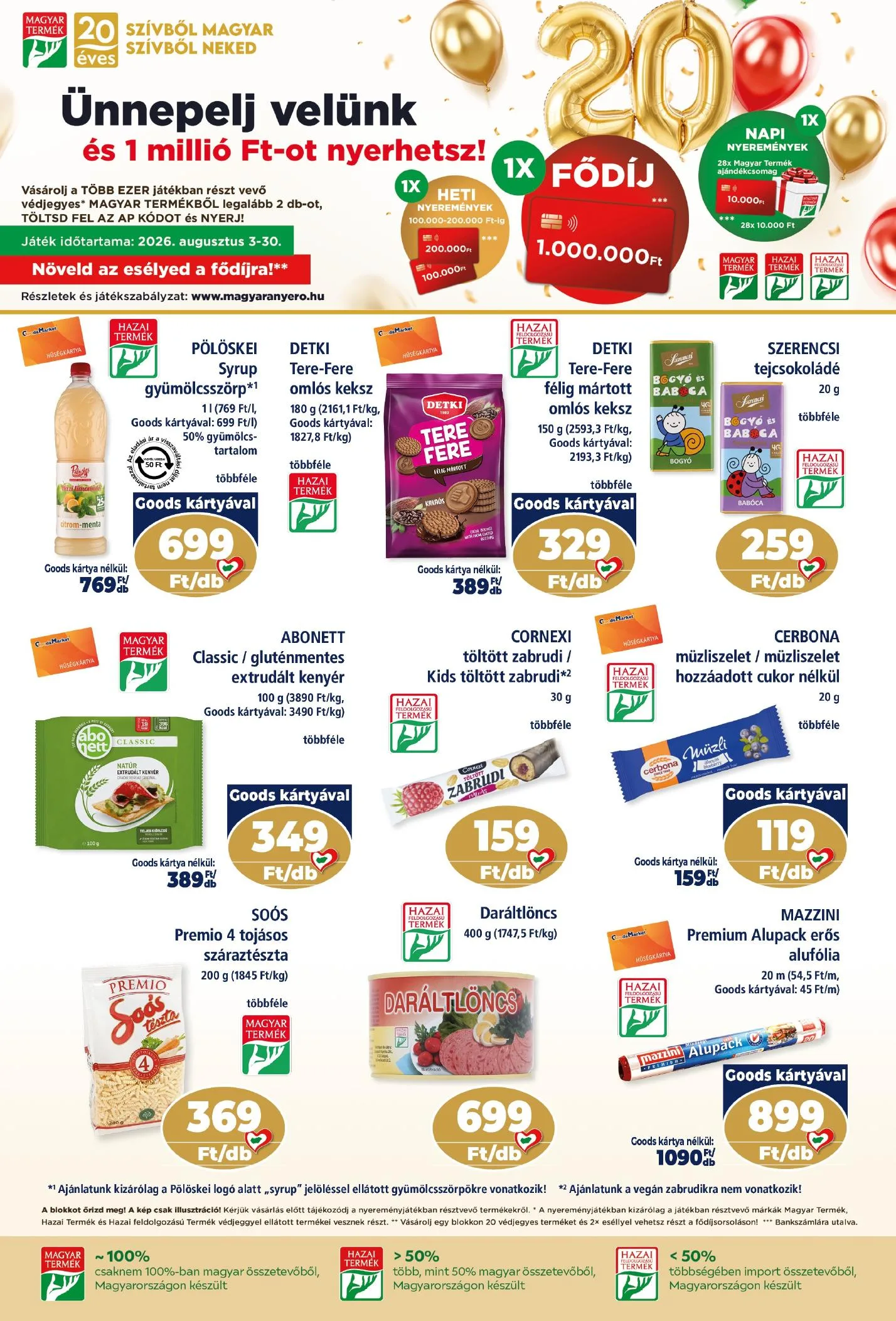 Goods akciós újság Market Husegkartyas ajanlatok 08.06–08.15 – 6. oldal