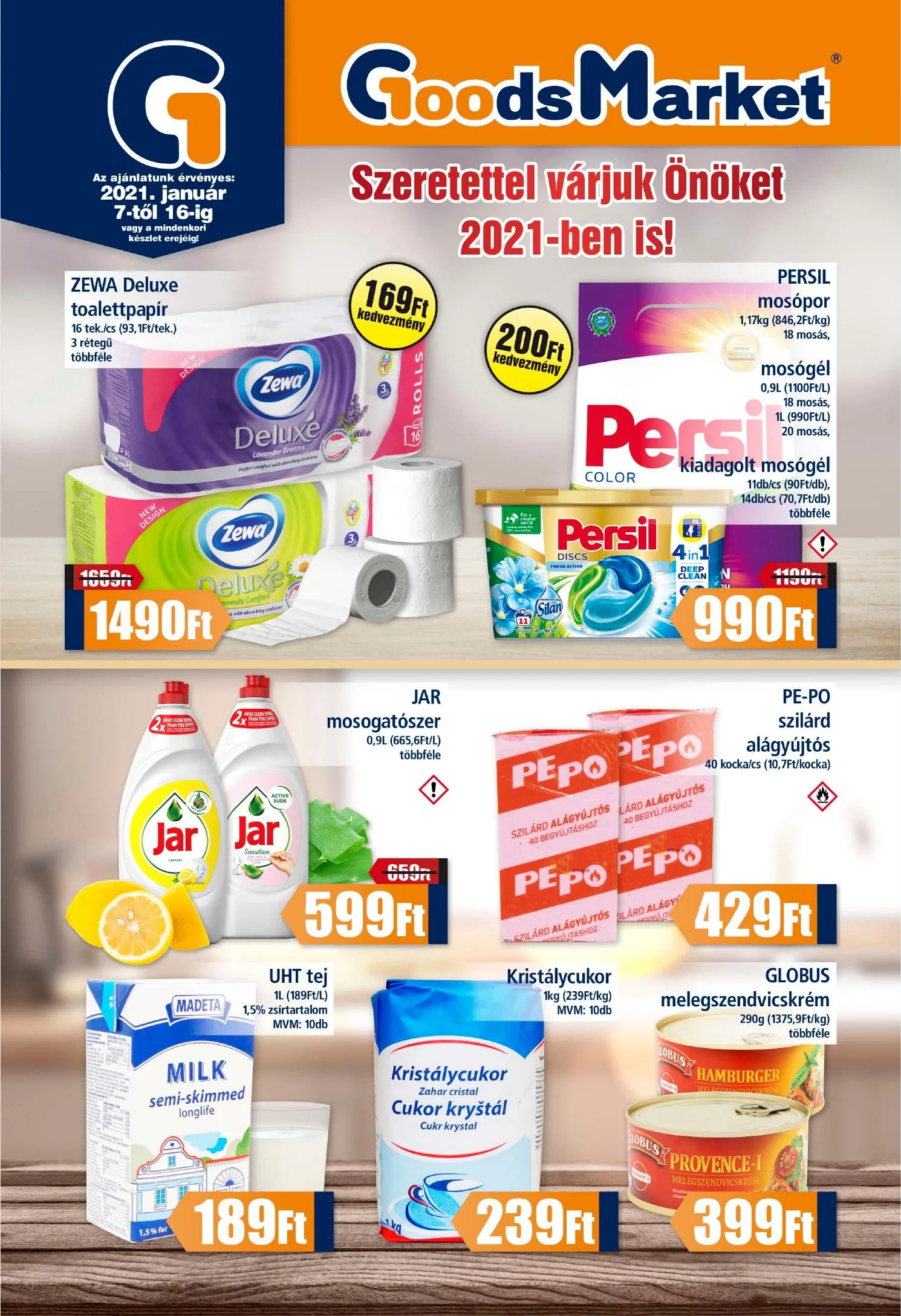Goods akciós újság Market 01.07–01.16