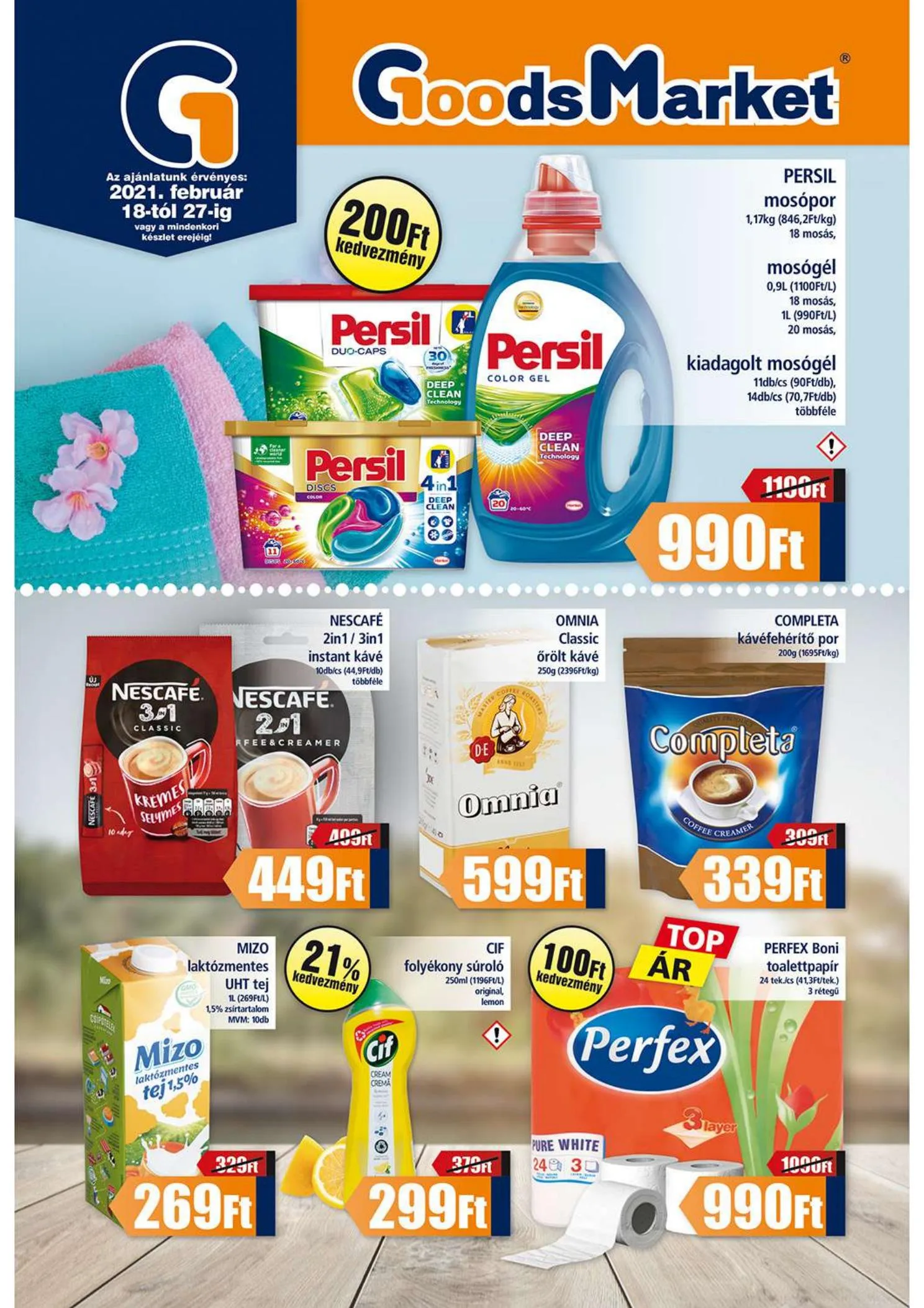 Goods akciós újság Market 02.18–02.27