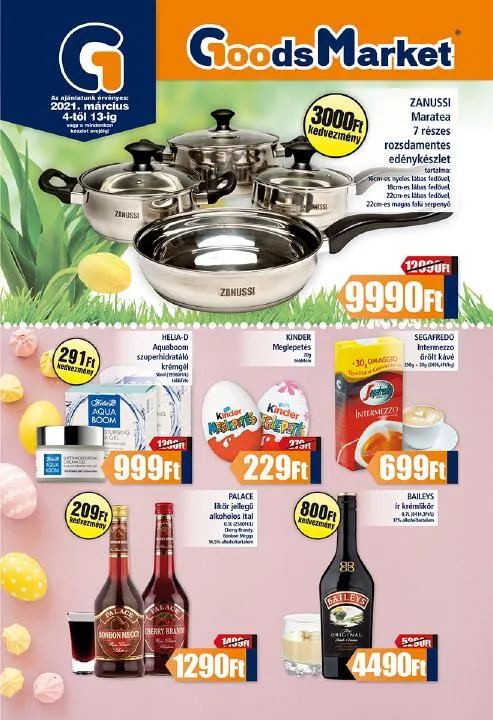 Goods akciós újság Market 03.04–03.13