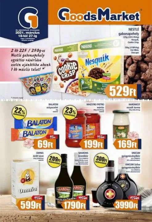 Goods akciós újság Market 03.18–03.27
