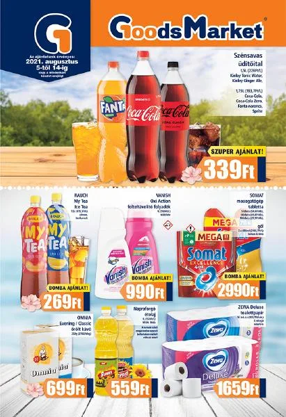Goods akciós újság Market 08.05–08.14