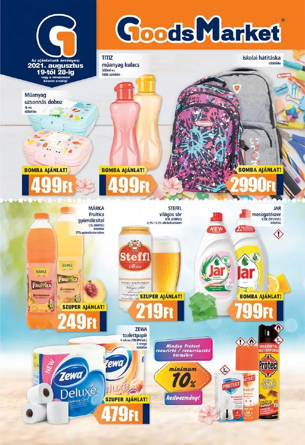 Goods akciós újság Market 08.19–08.28