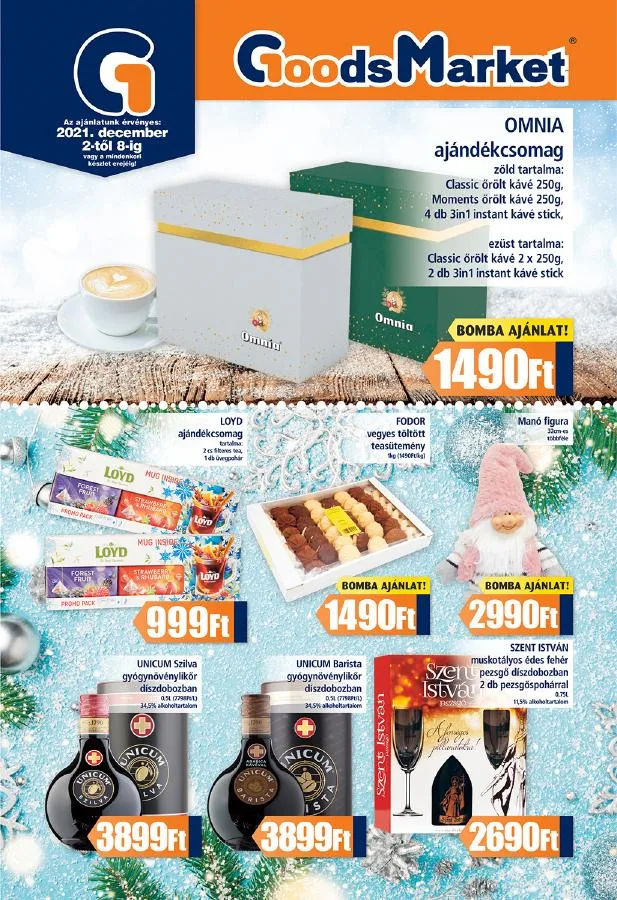 Goods akciós újság Market 12.02–12.08