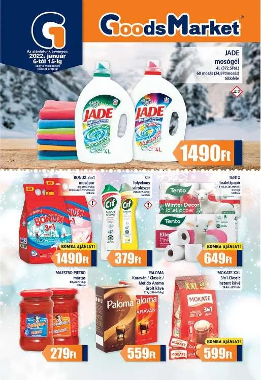 Goods akciós újság Market 01.06–01.15