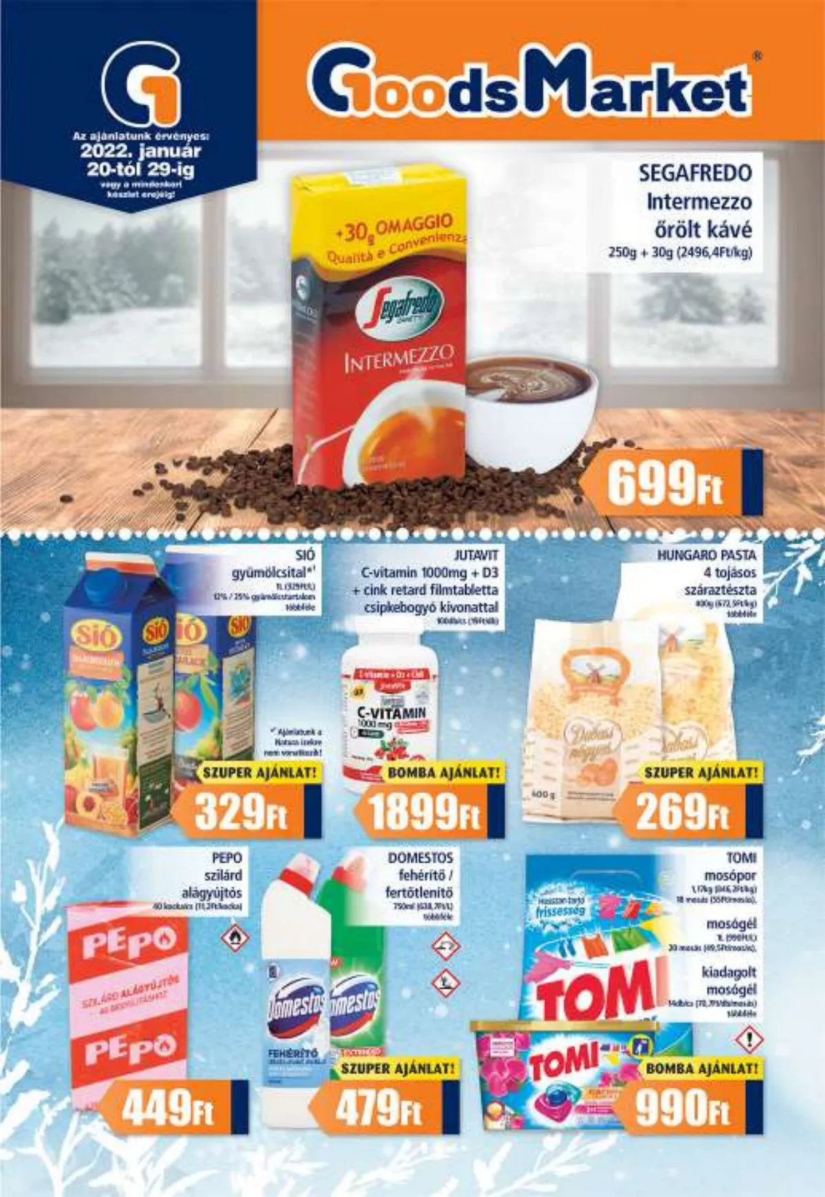 Goods akciós újság Market 01.20–01.29
