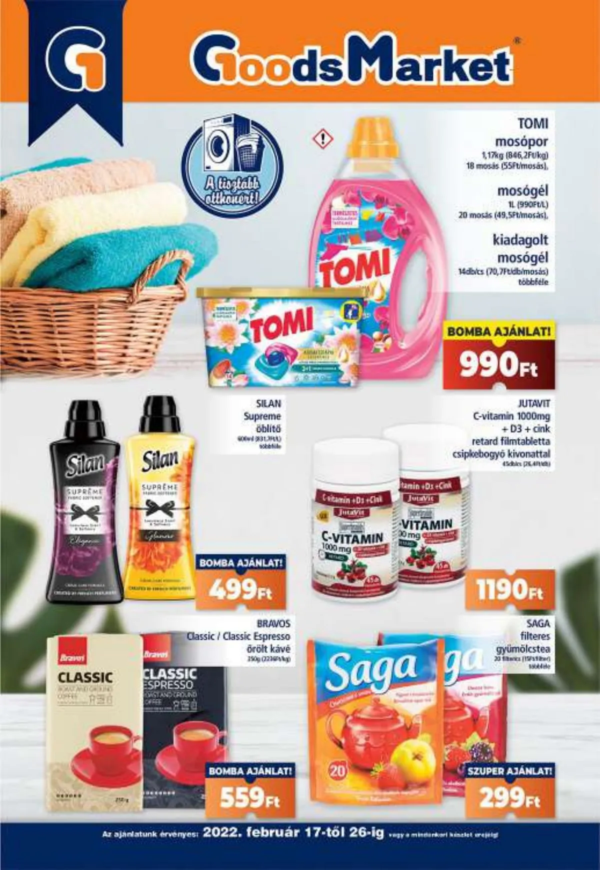 Goods akciós újság Market 02.17–02.27