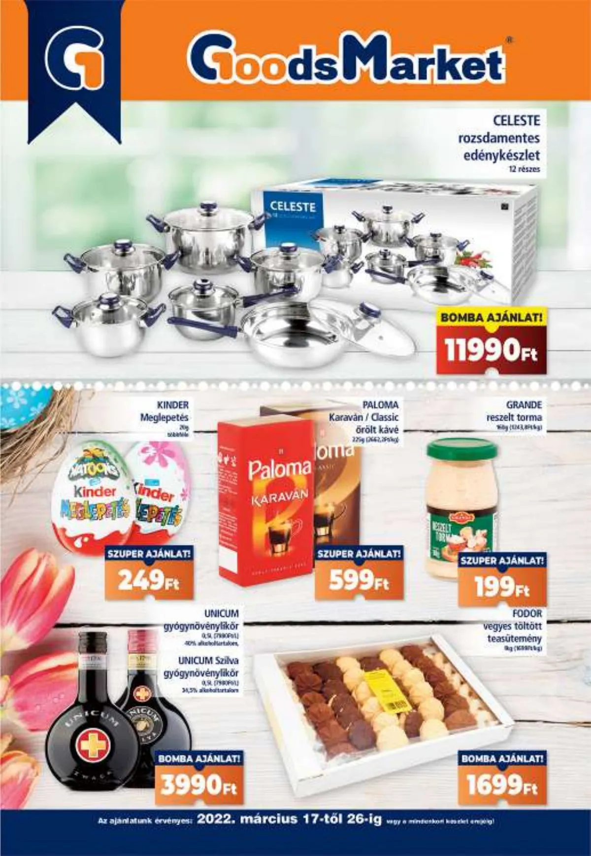 Goods akciós újság Market 03.17–03.26