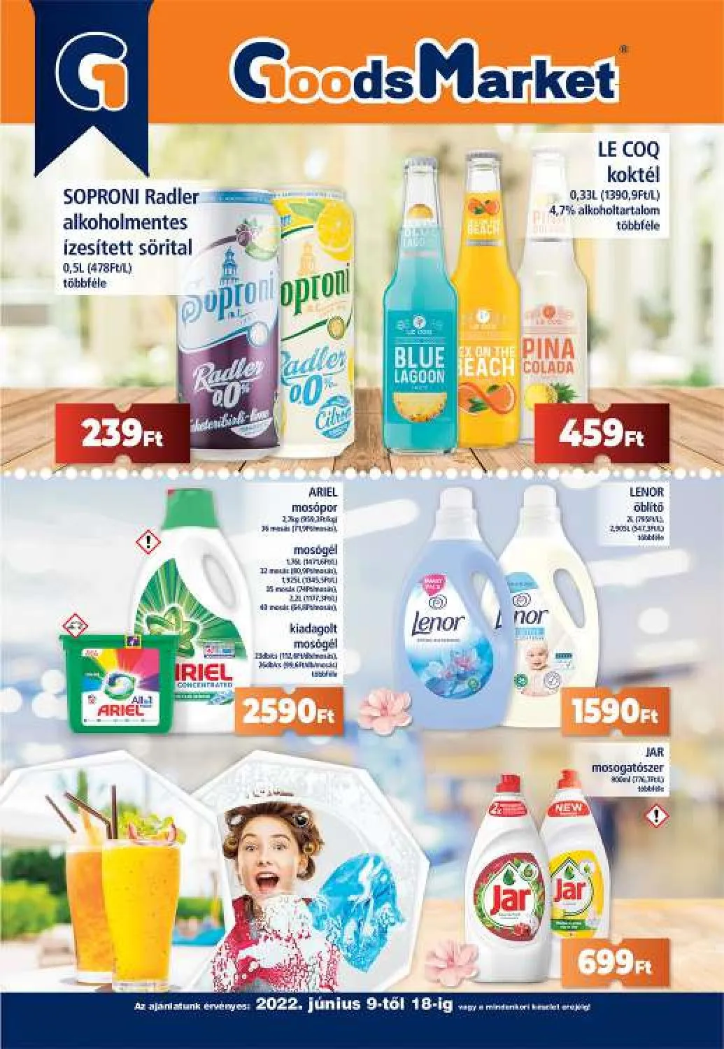 Goods akciós újság Market 06.09–06.18
