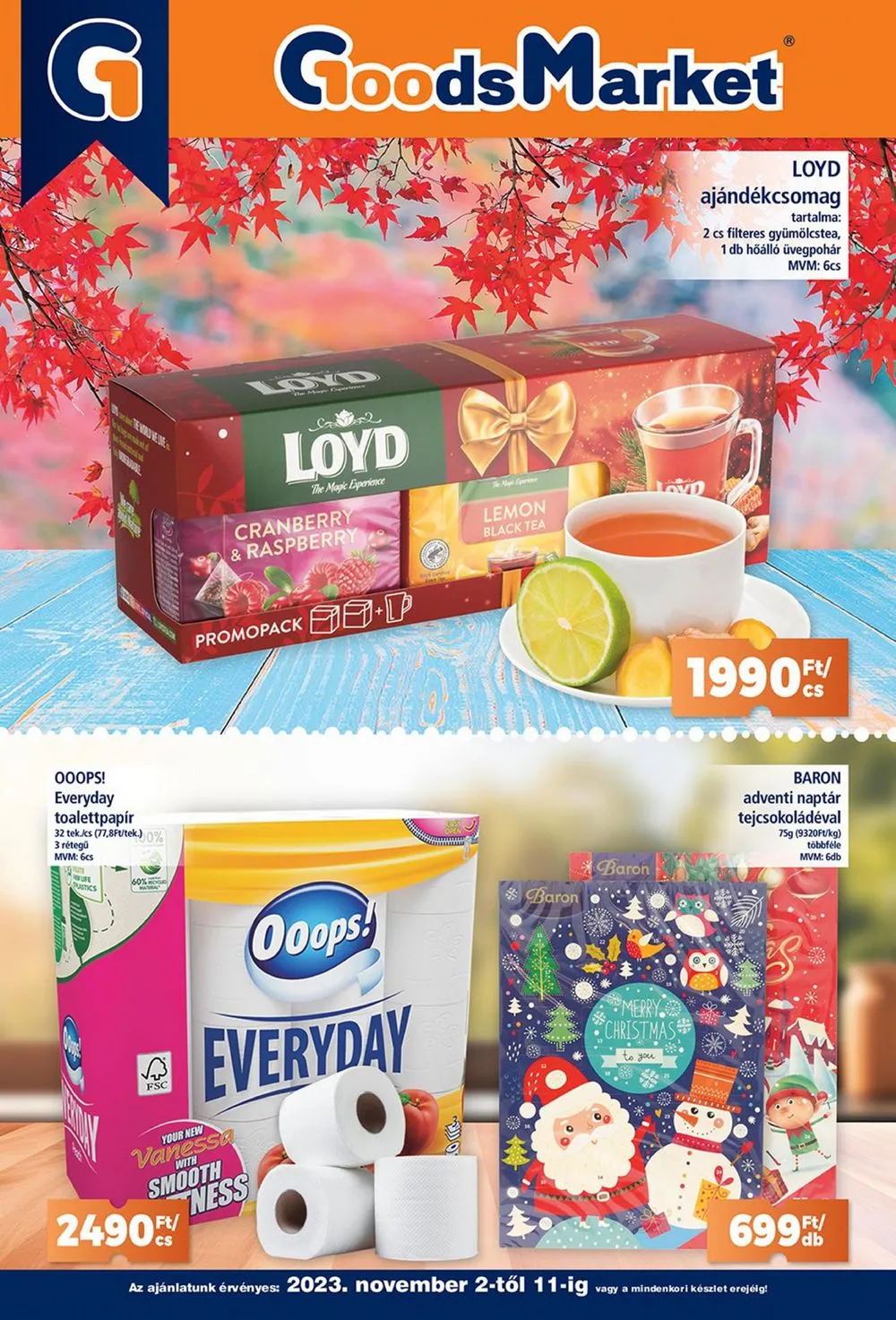 Goods akciós újság Market 11.02–11.11
