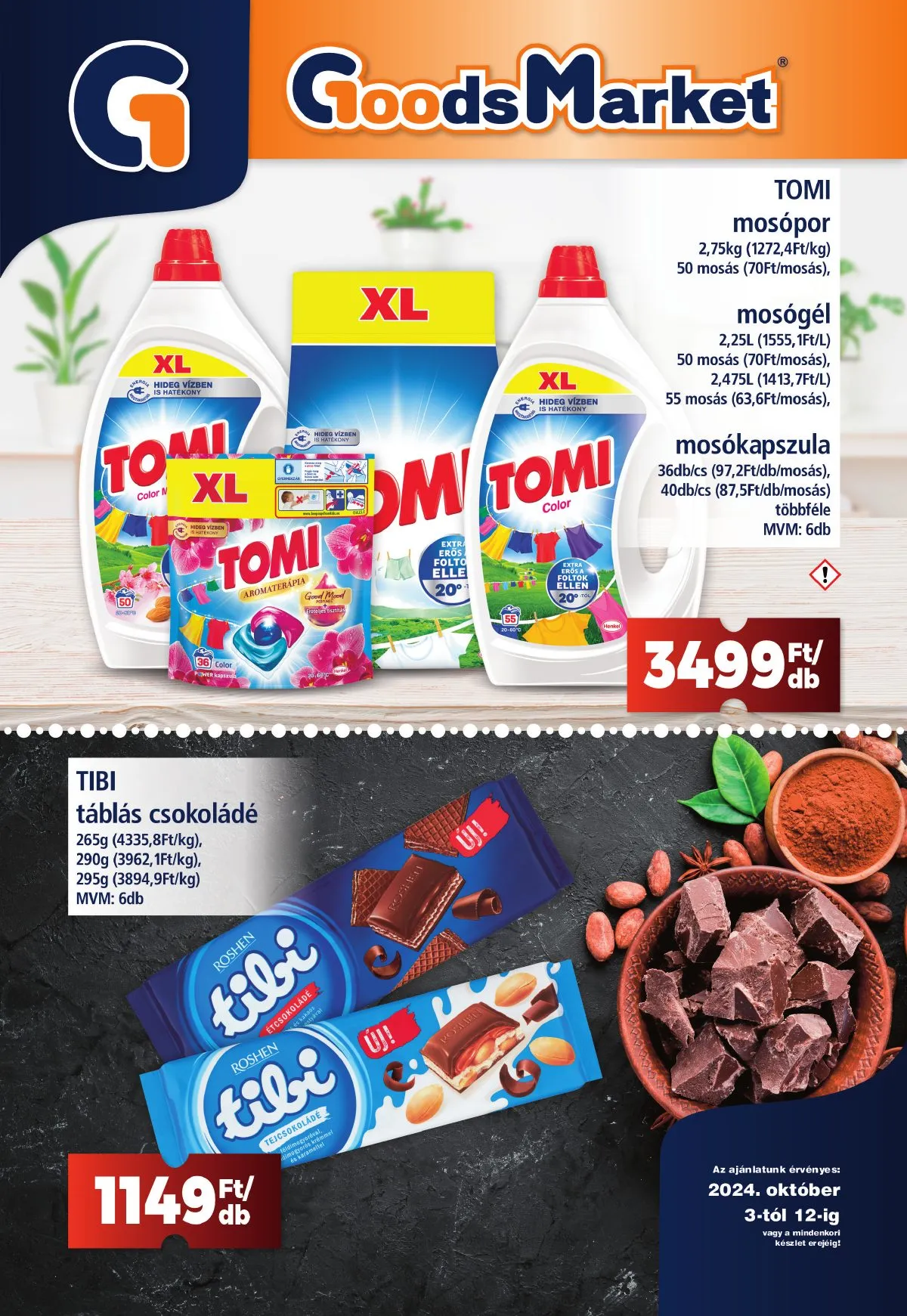 Goods akciós újság Market 10.03–10.12