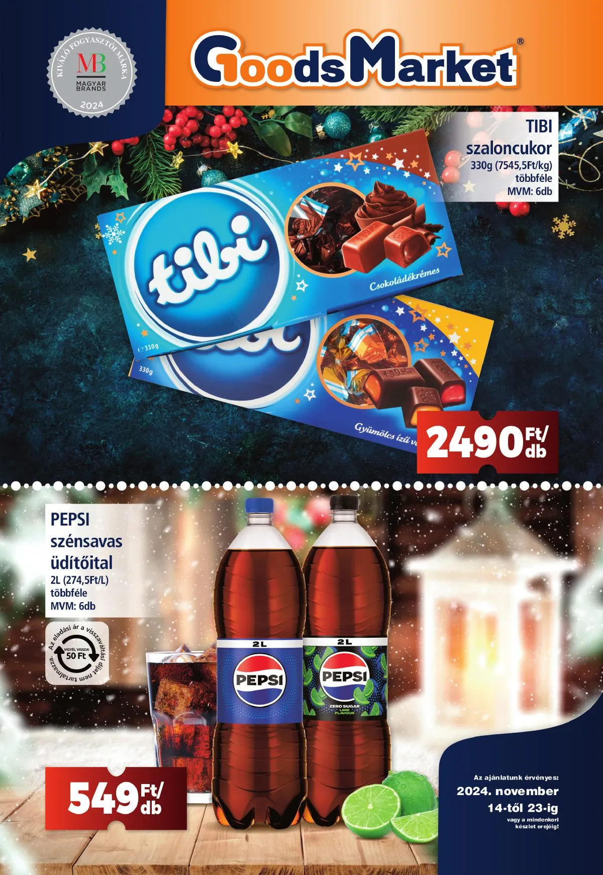 Goods akciós újság Market 11.14–11.23