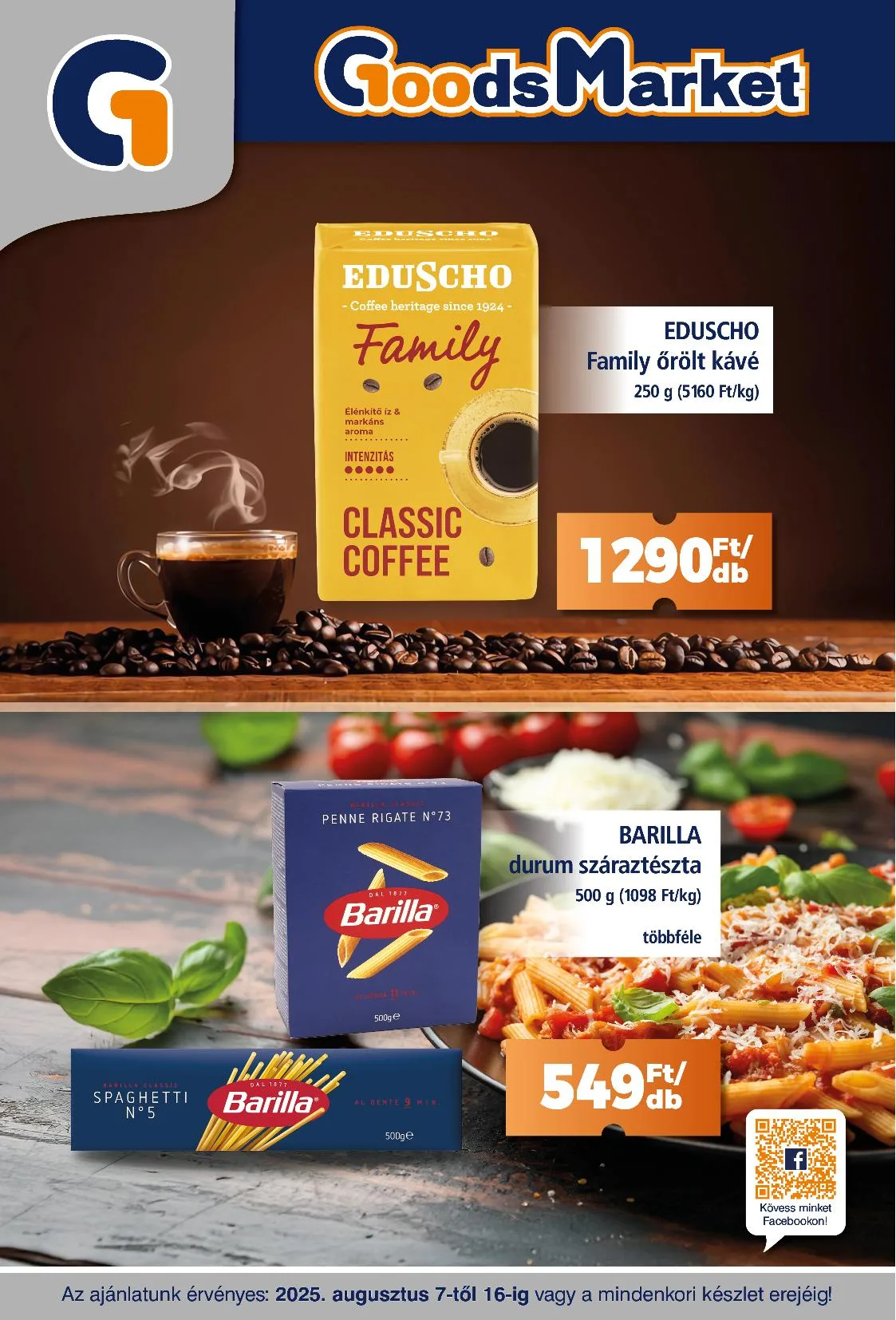 Goods akciós újság Market 08.07–08.16