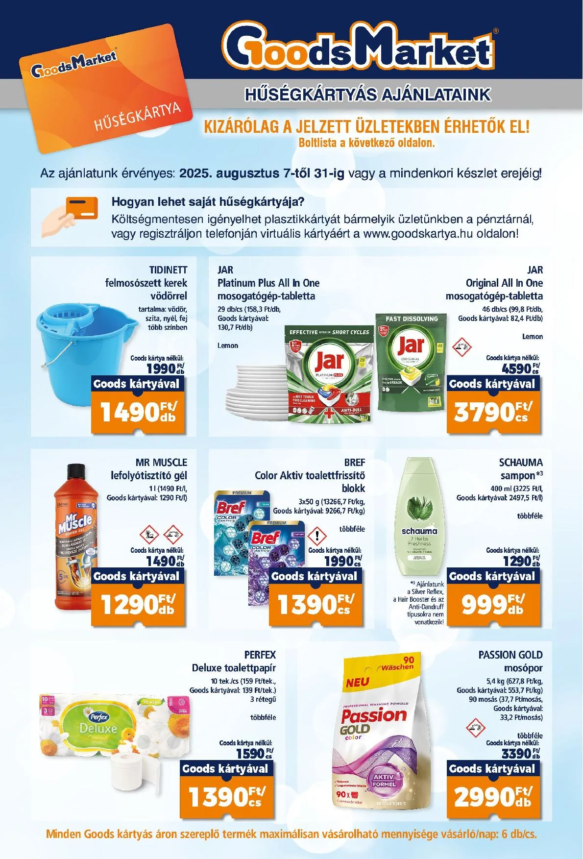 Goods akciós újság Market 08.07–08.16 – 3. oldal
