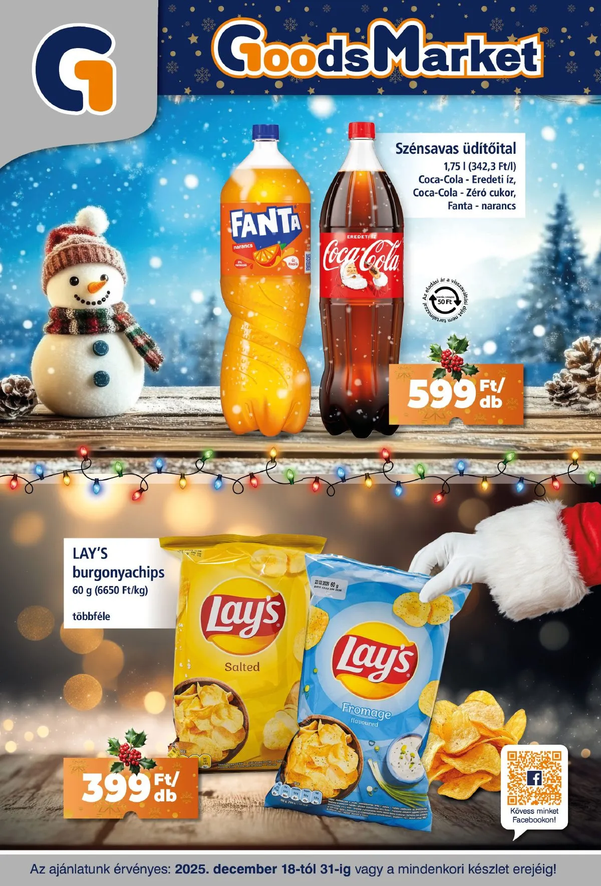 Goods akciós újság Market 12.18–12.31