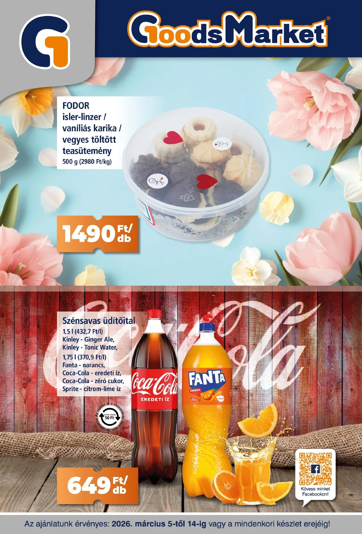 Goods akciós újság Market 03.05–03.14
