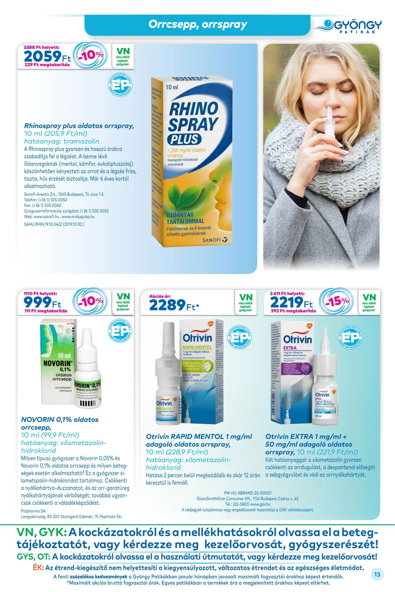 Gyongy akciós újság Patika 02.01–02.28 – 13. oldal