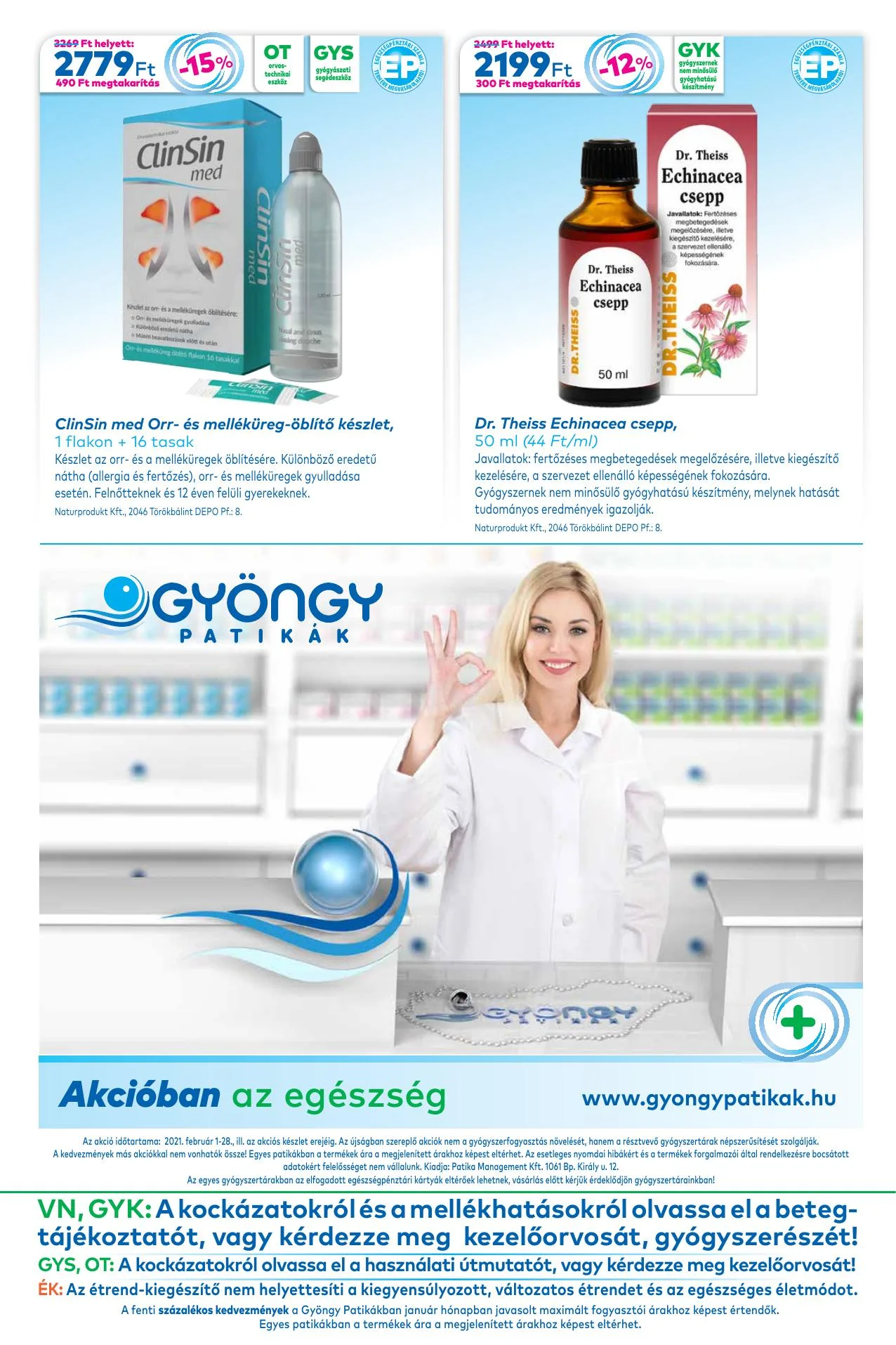 Gyongy akciós újság Patika 02.01–02.28 – 20. oldal